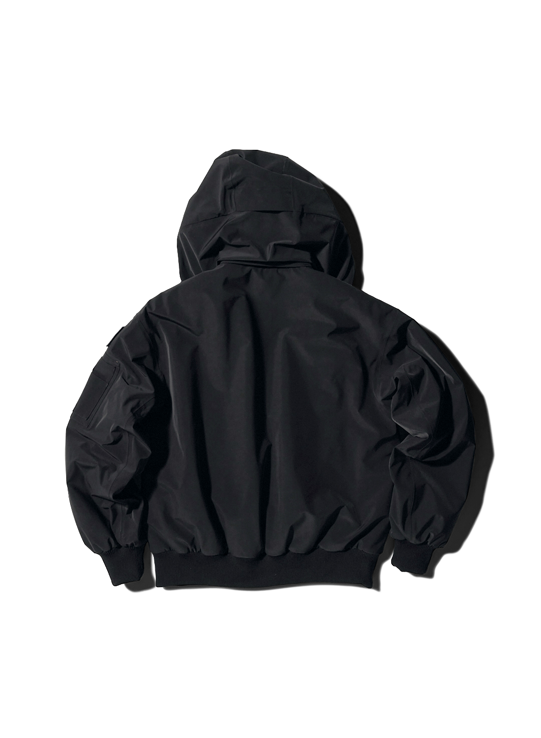 Phantom - Black - 3L Padded Performance Bomber Jacket