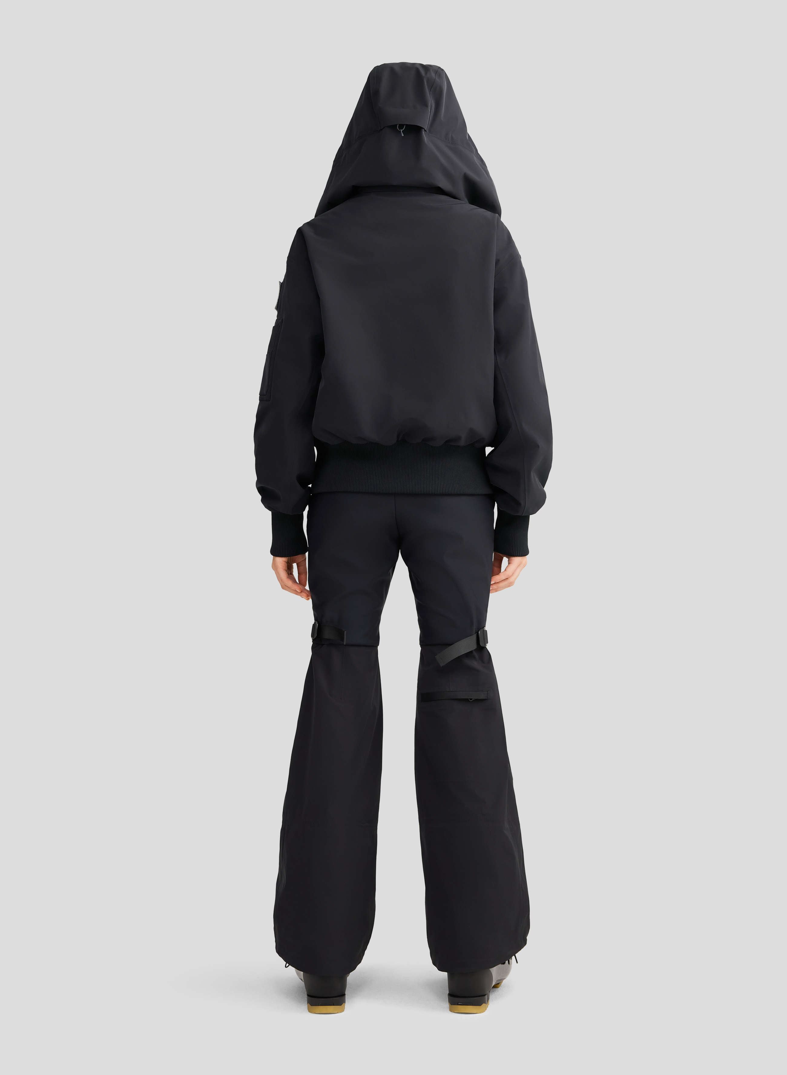 Nova - Black - 3 Layer Padded Performance Bomber Jacket