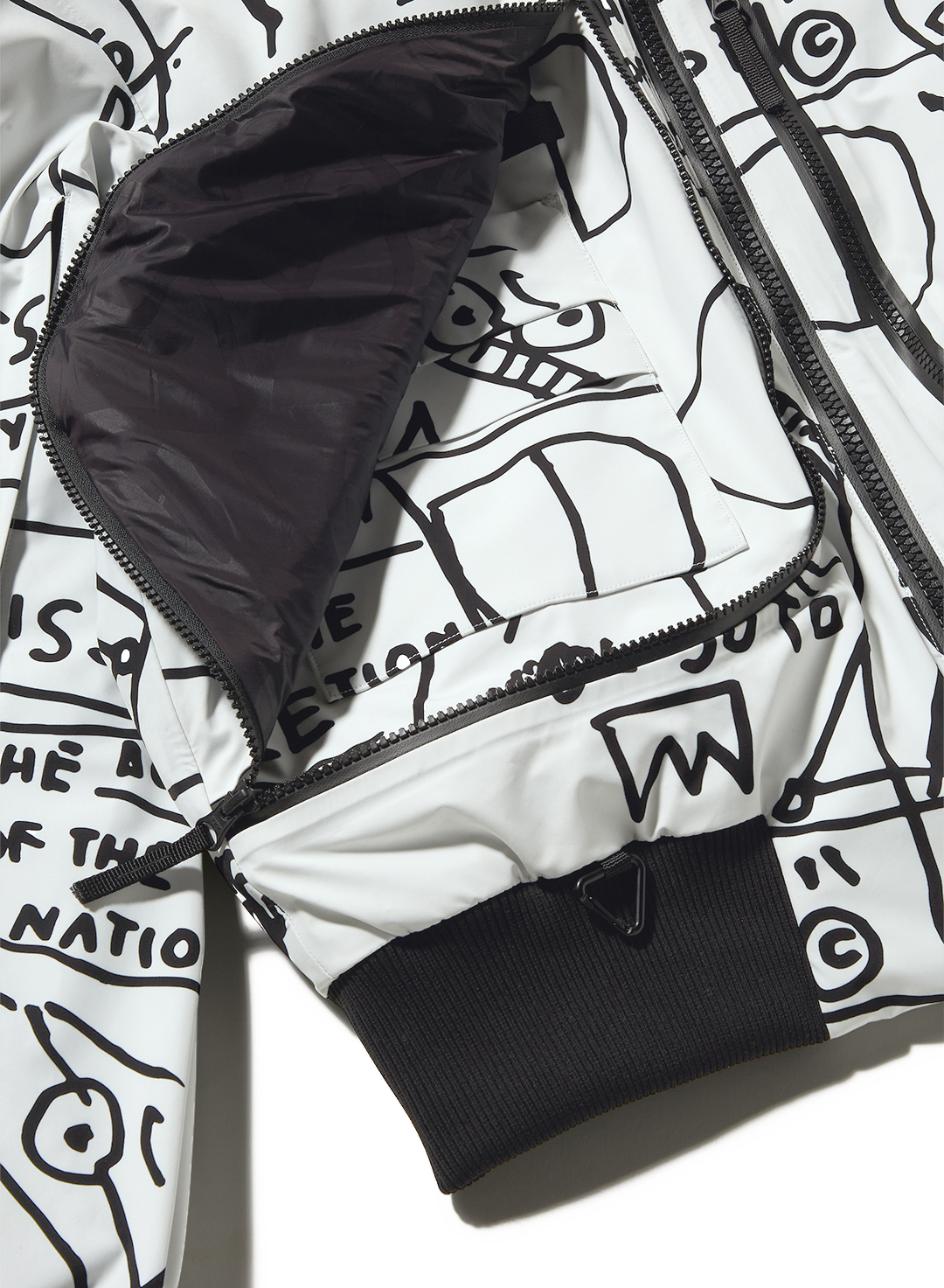 Phantom Jean-Michel Basquiat - 3L Padded Performance Bomber Jacket
