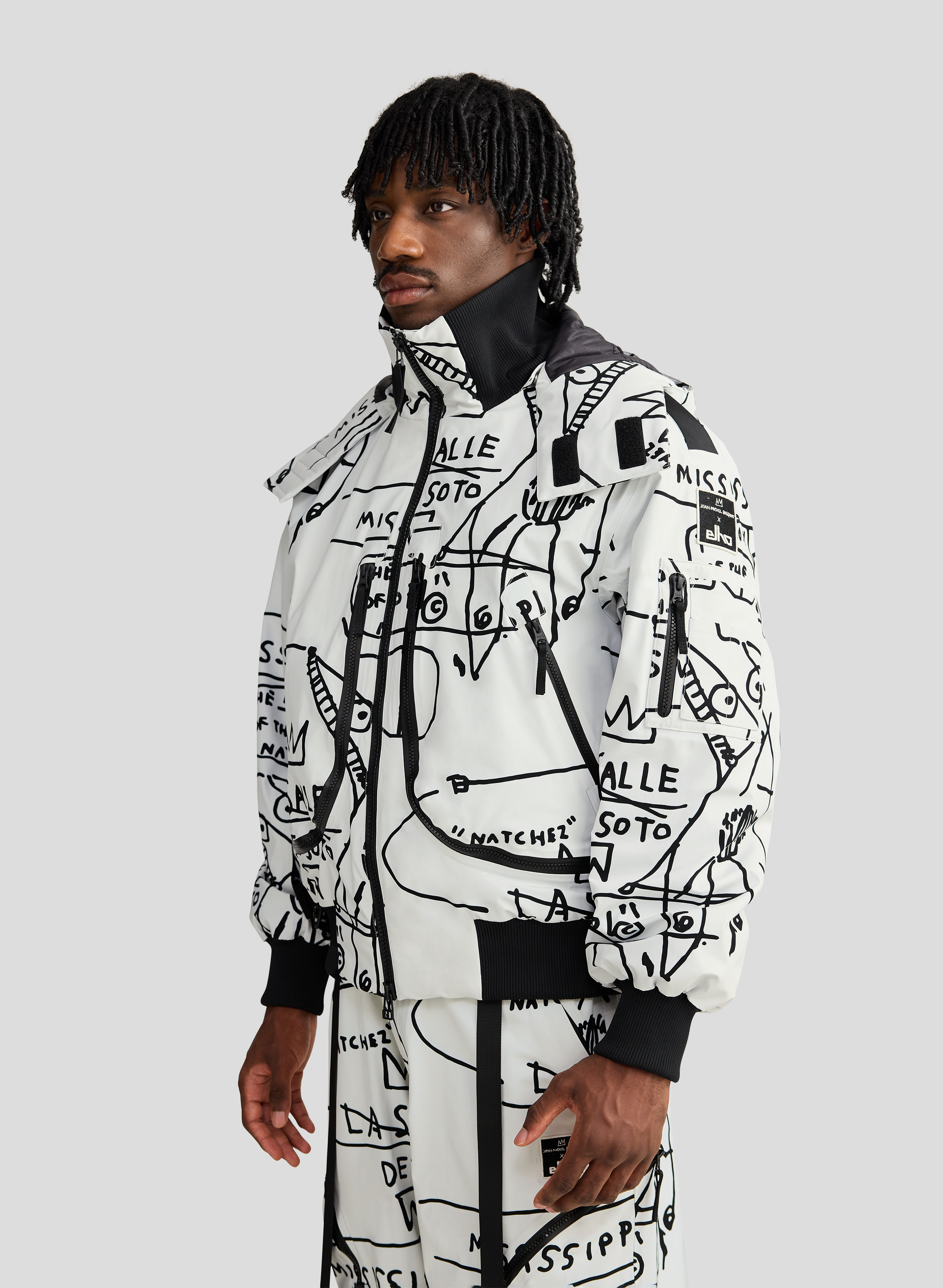 Phantom Jean-Michel Basquiat - 3L Padded Performance Bomber Jacket