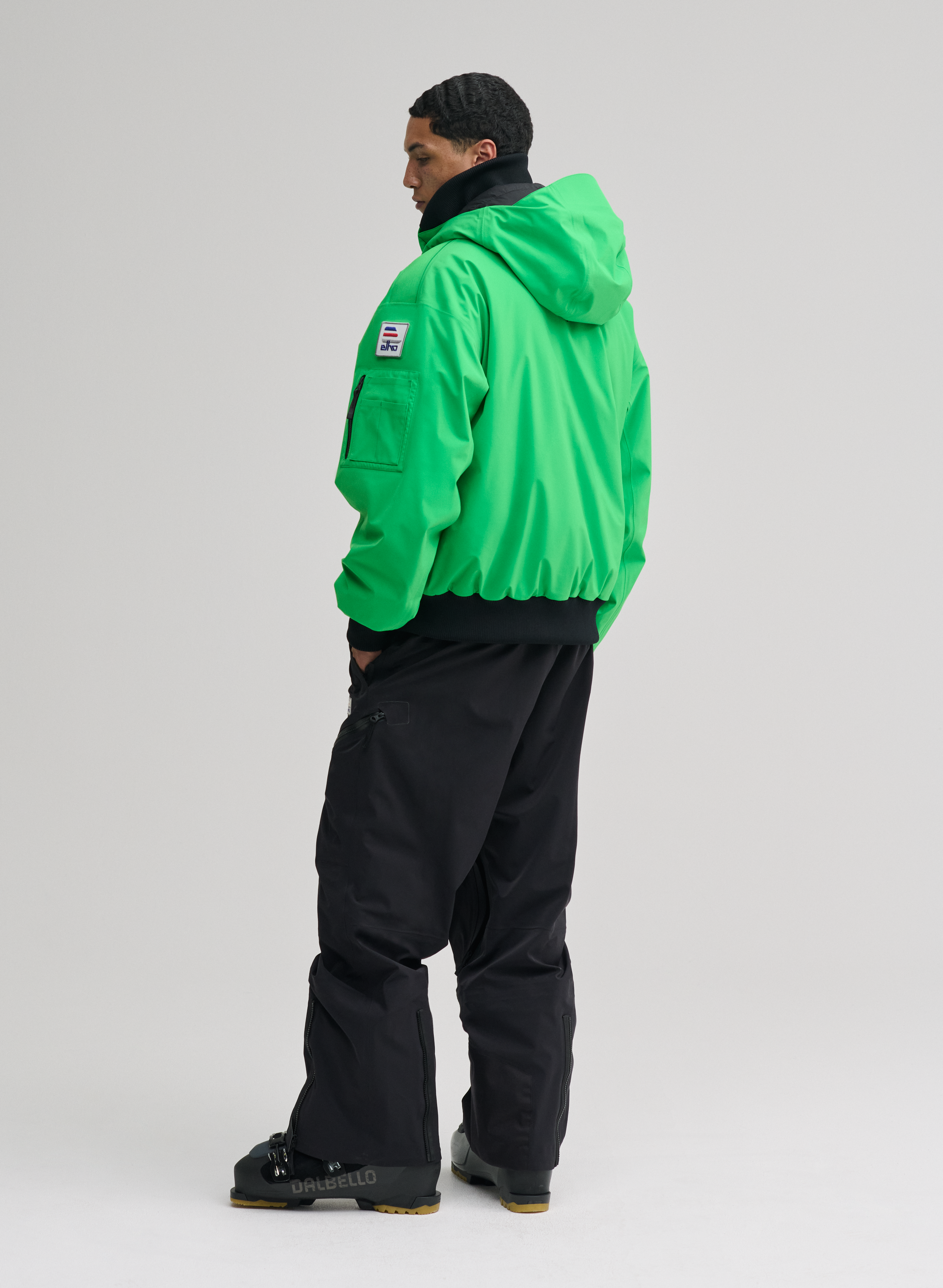 Phantom - 3 Layer Padded Perfomance Bomber Jacket - Neon Green