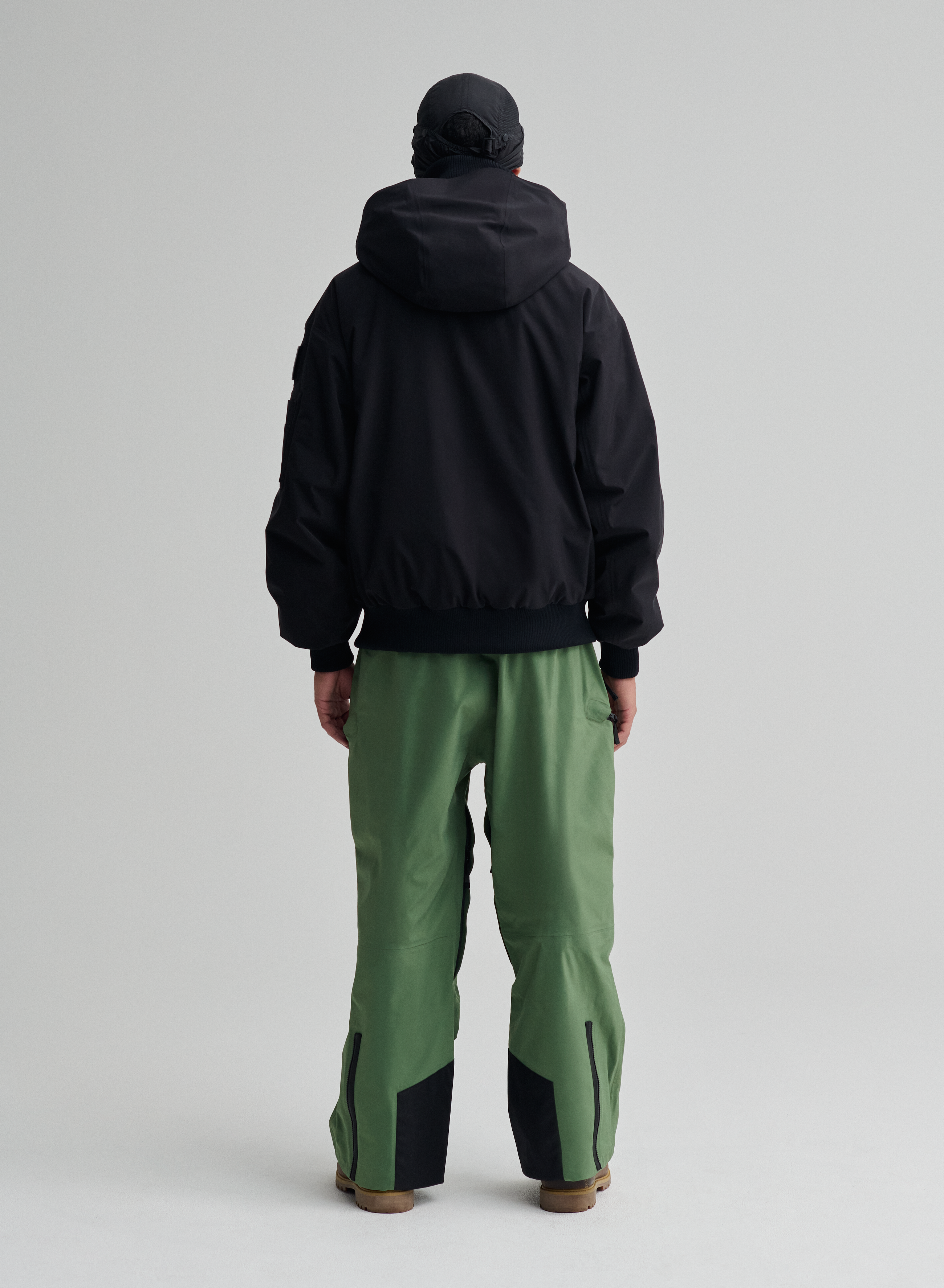Phantom - 3 Layer Padded Perfomance Bomber Jacket - Black