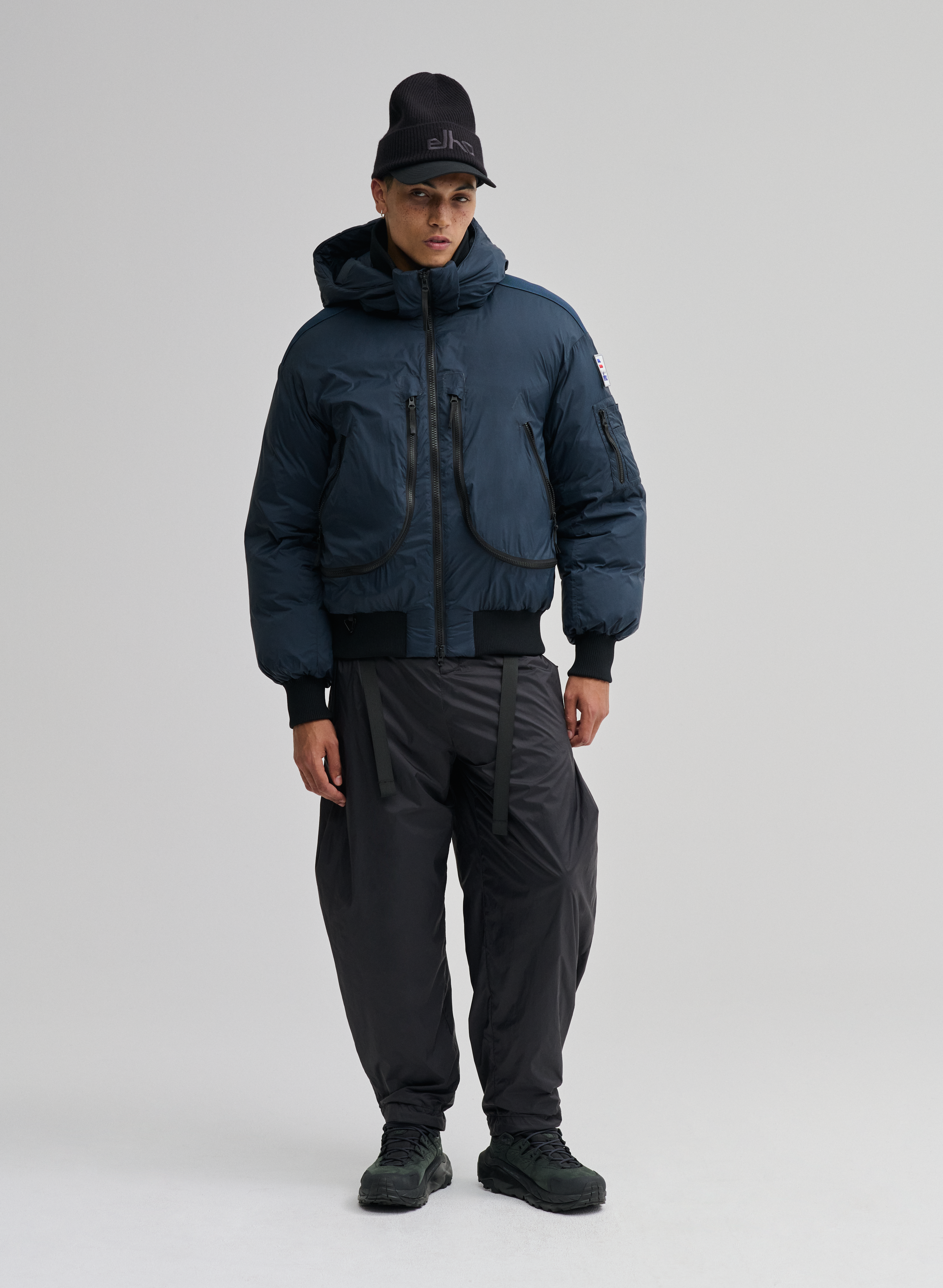 Astro - Ripstop Down Bomber Jacket - Navy - Men