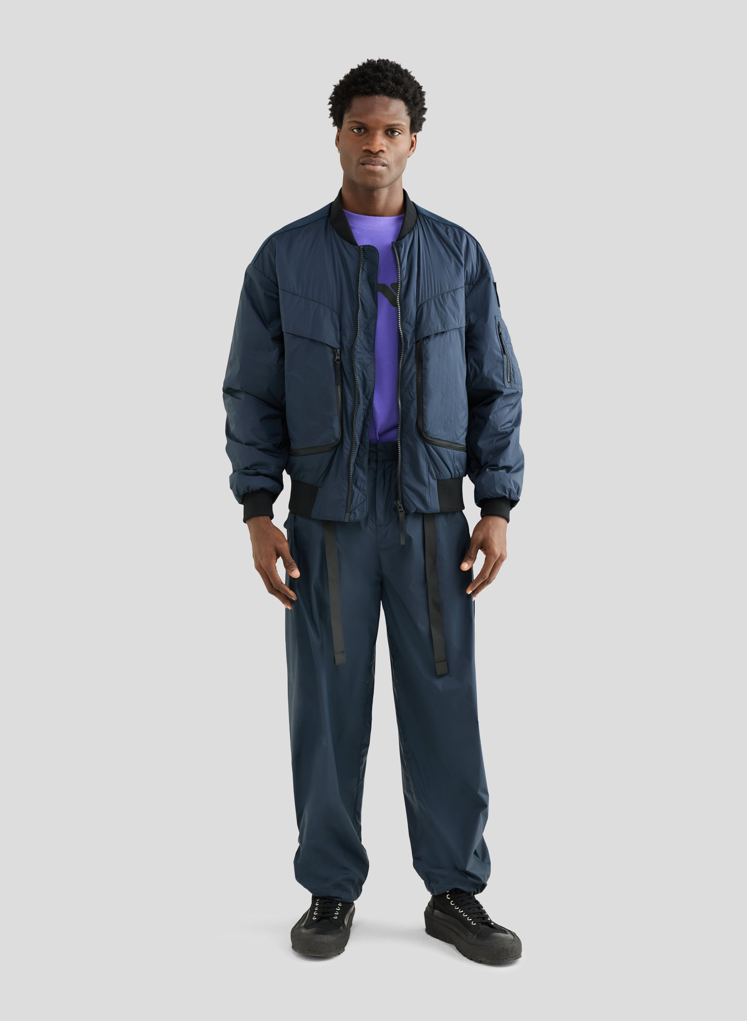 Fury - Ultra Light Performance Bomber Jacket - Navy