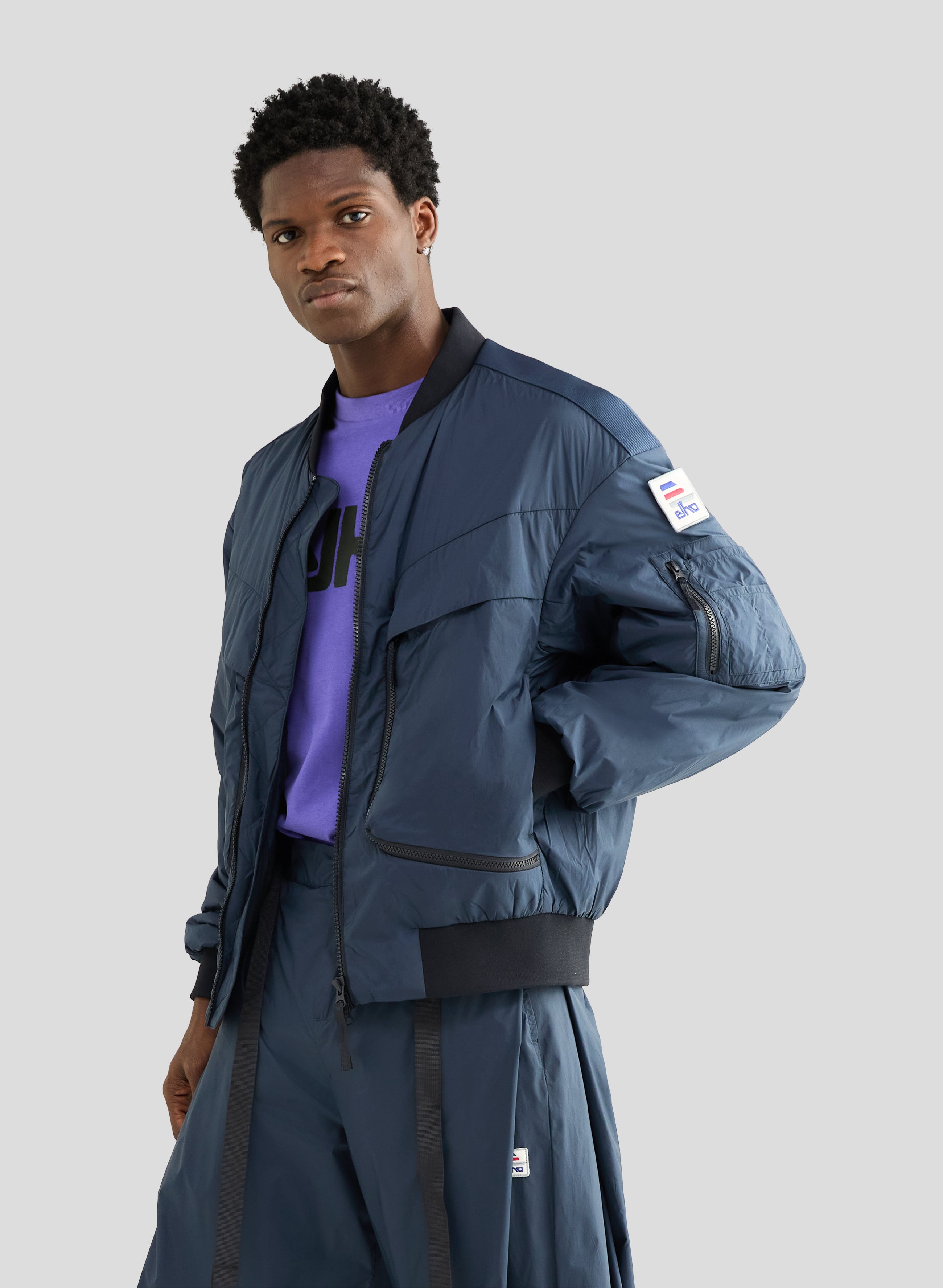 Fury - Ultra Light Performance Bomber Jacket - Navy