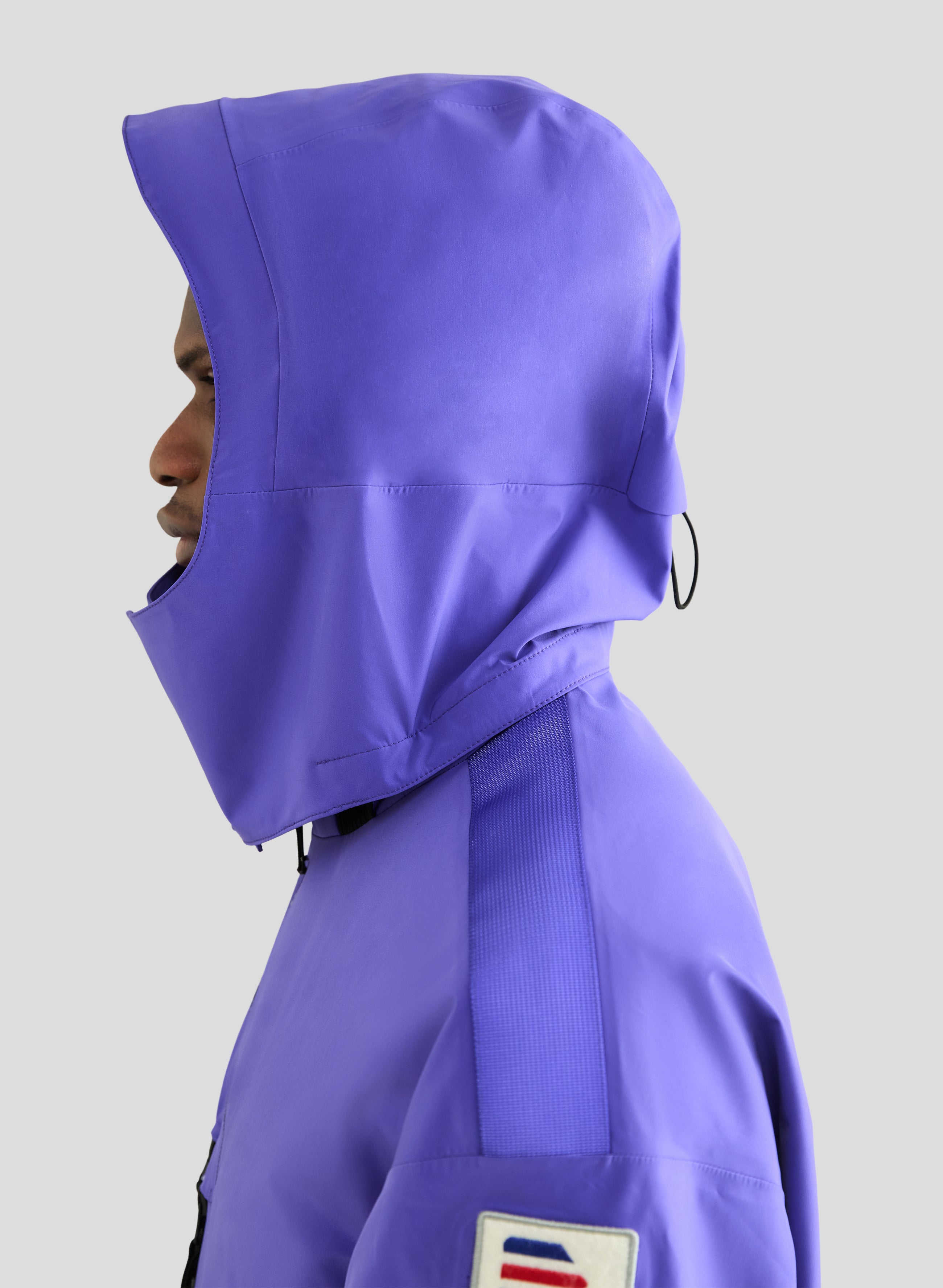 Echo - 3L Lined Performance Bomber Jacket - Neon Purple - Men