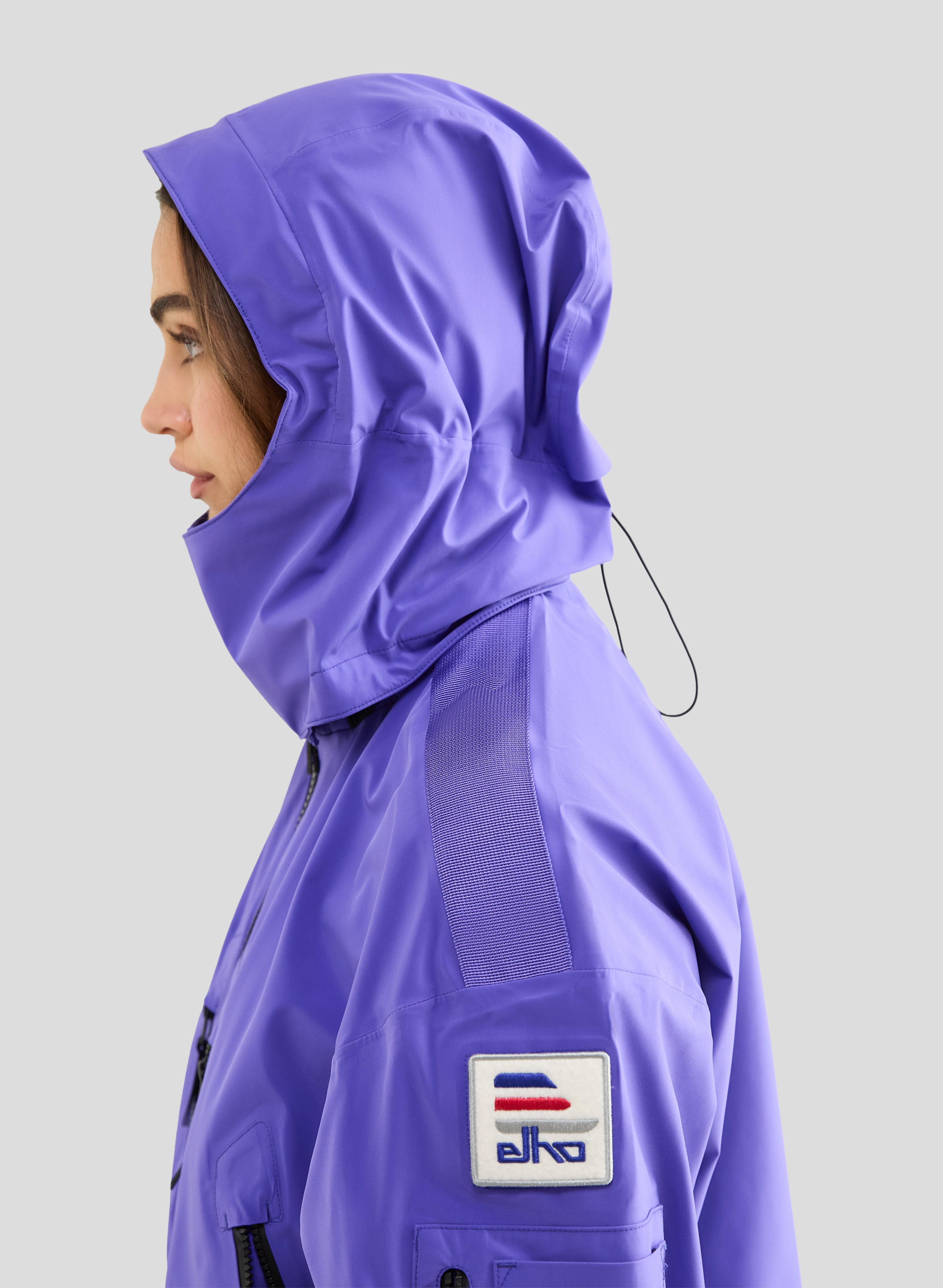 Echo - 3L Lined Performance Bomber Jacket - Neon Purple - Women
