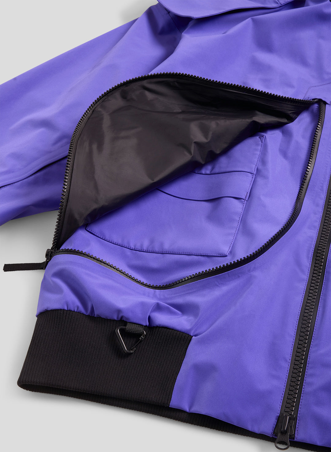 Echo - 3L Lined Performance Bomber Jacket - Neon Purple - Men