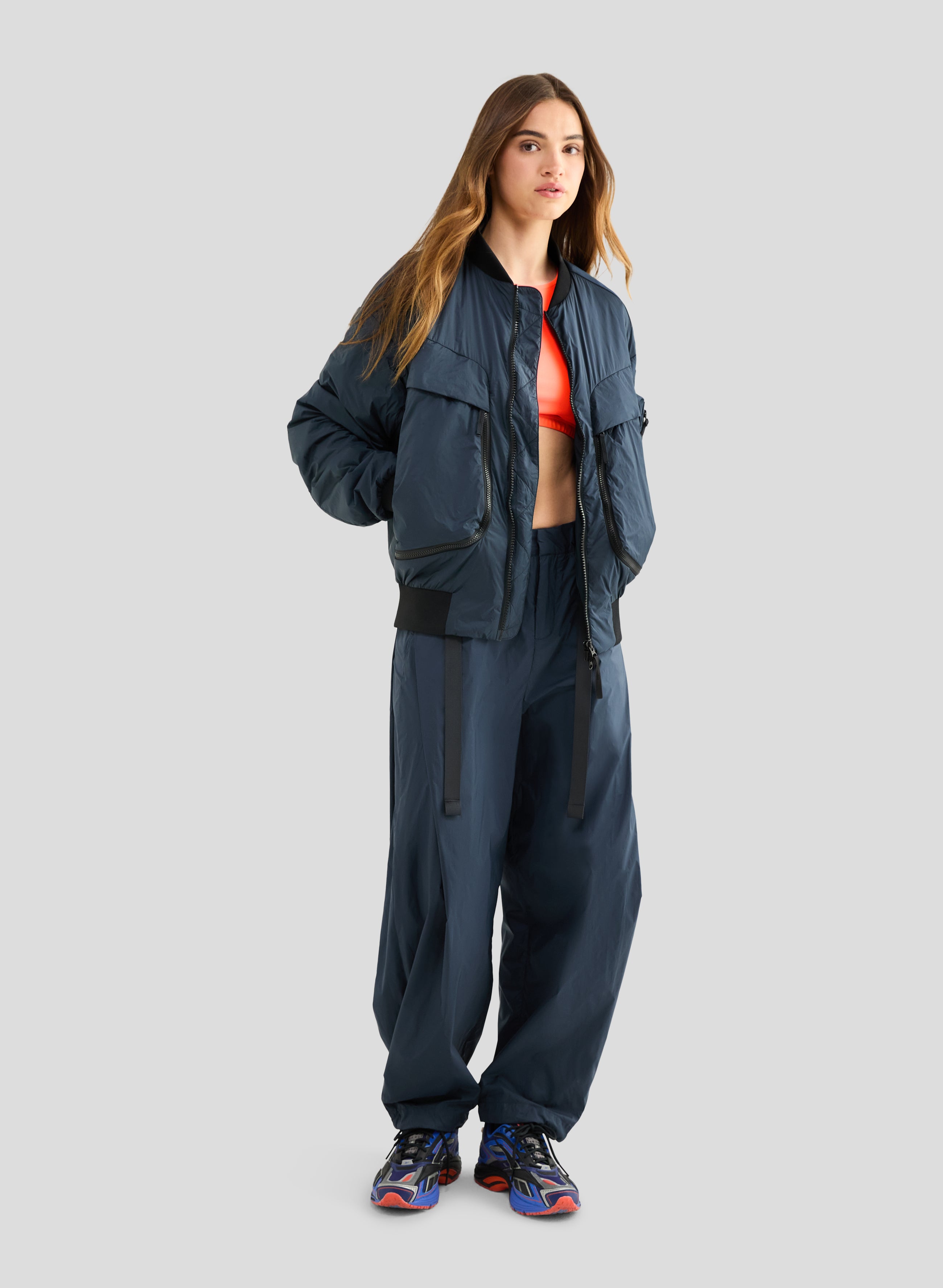 Zephyr - Parachute Pants - Navy - Damen