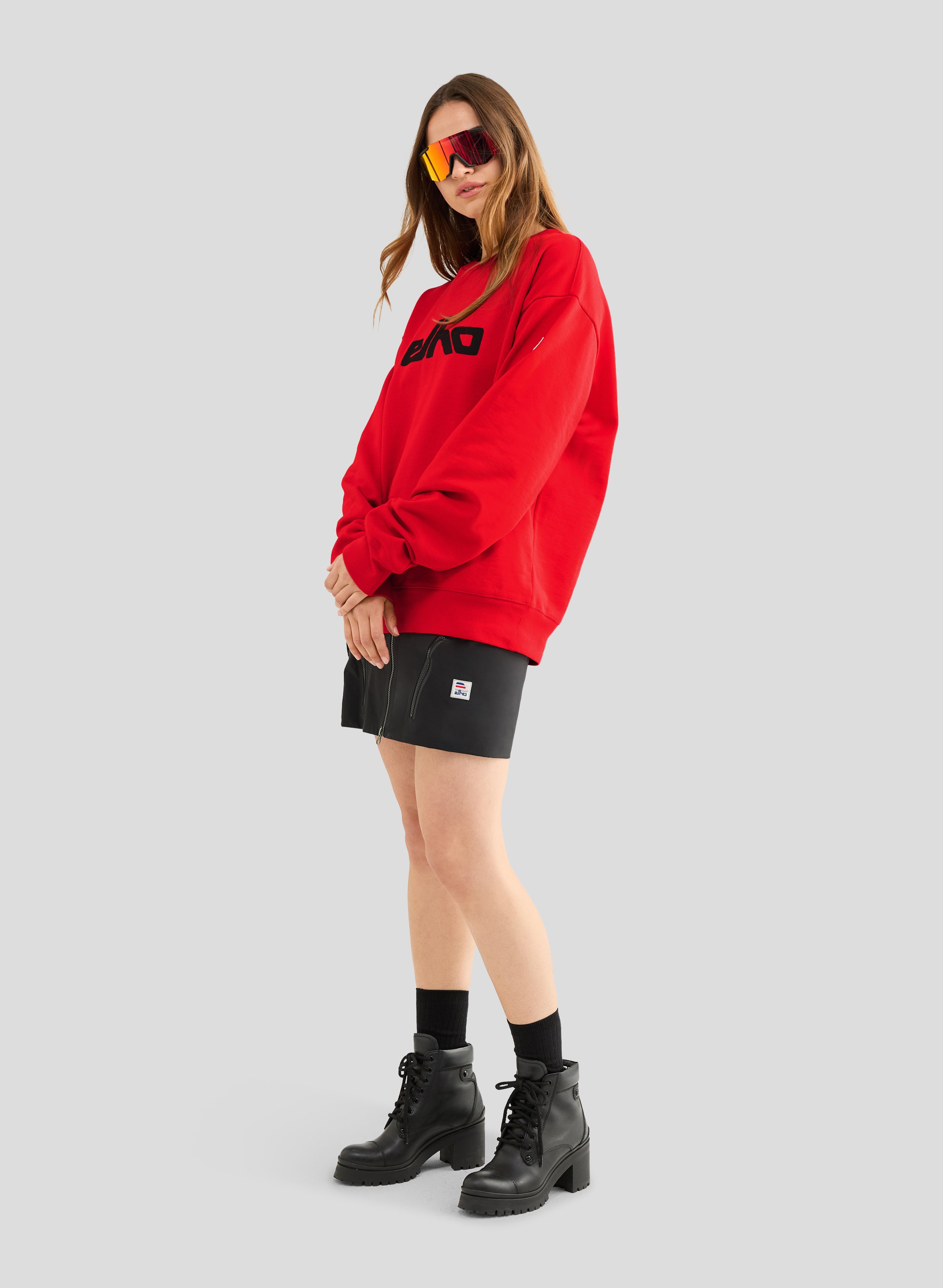 Drift - Crewneck - Red - Damen