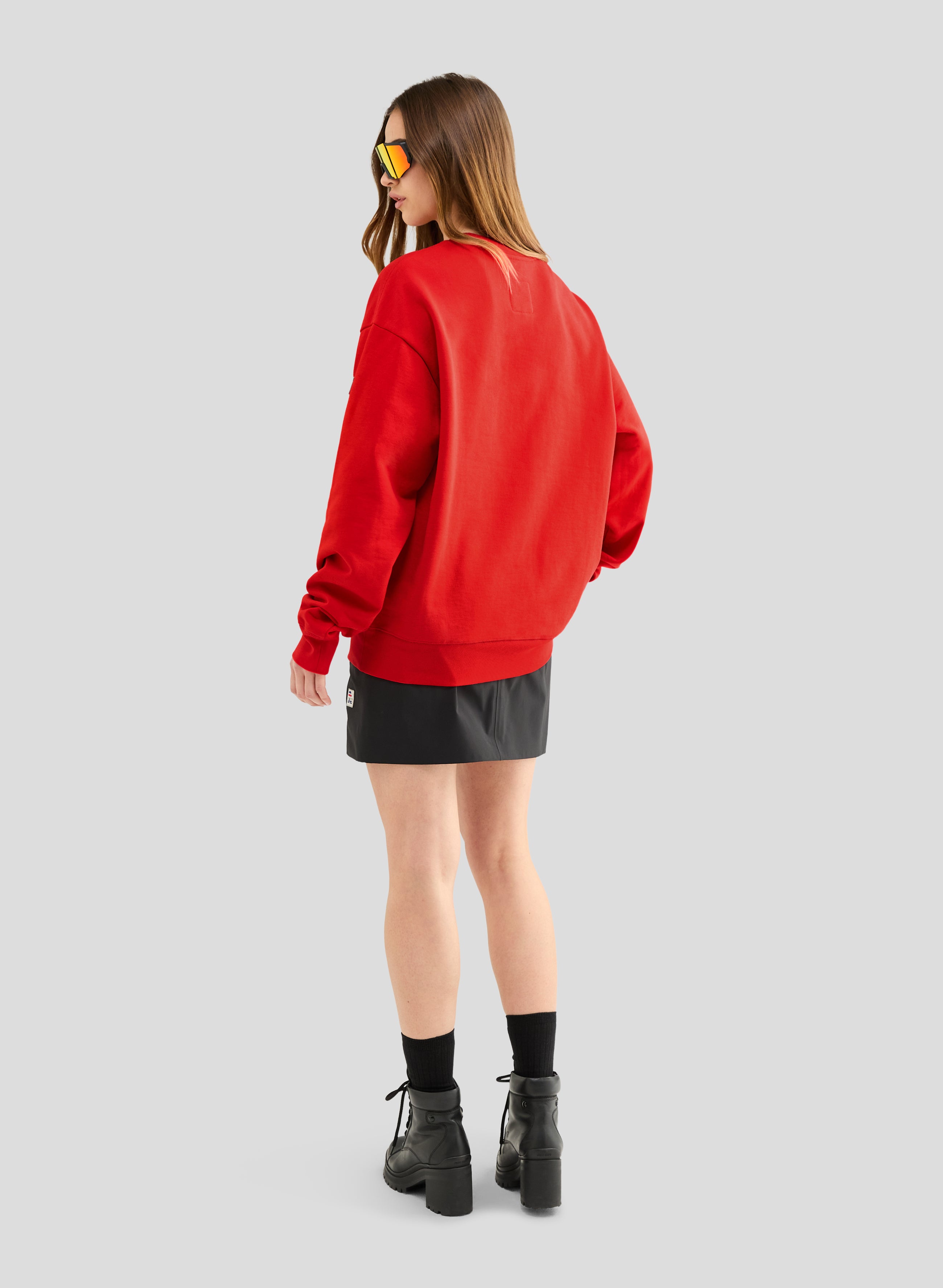 Drift - Crewneck - Red - Women