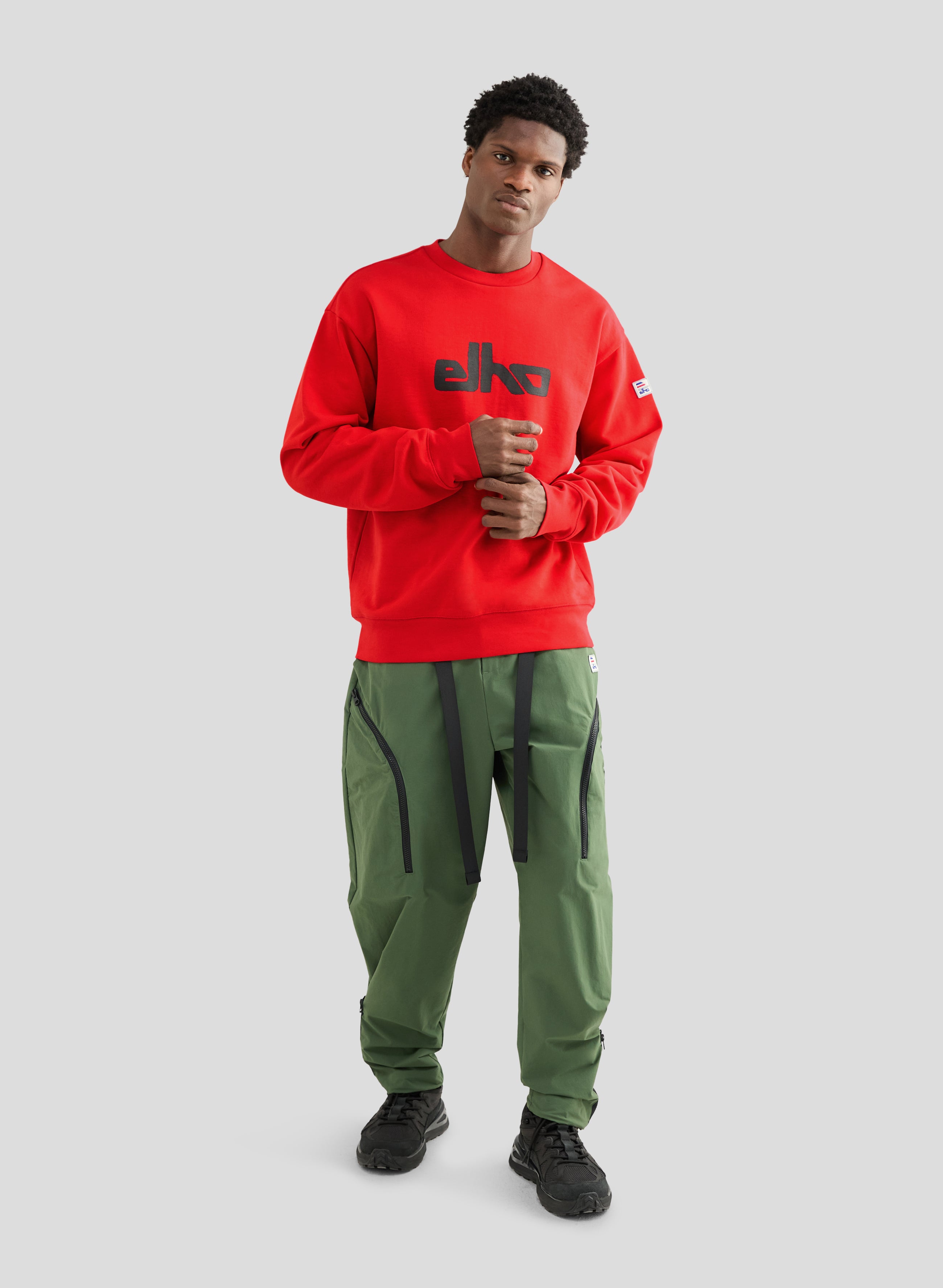 Drift - Crewneck - Red - Men