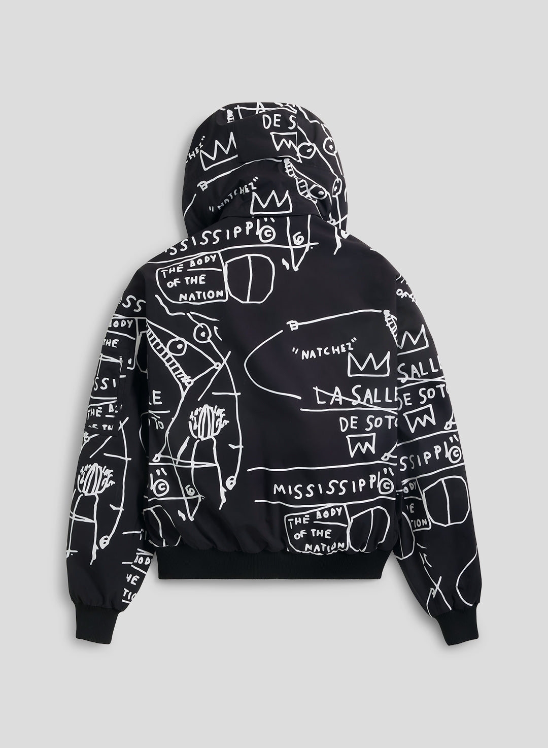 Echo Jean-Michel Basquiat - 3L Lined Performance Bomber Jacket - Black - Damen