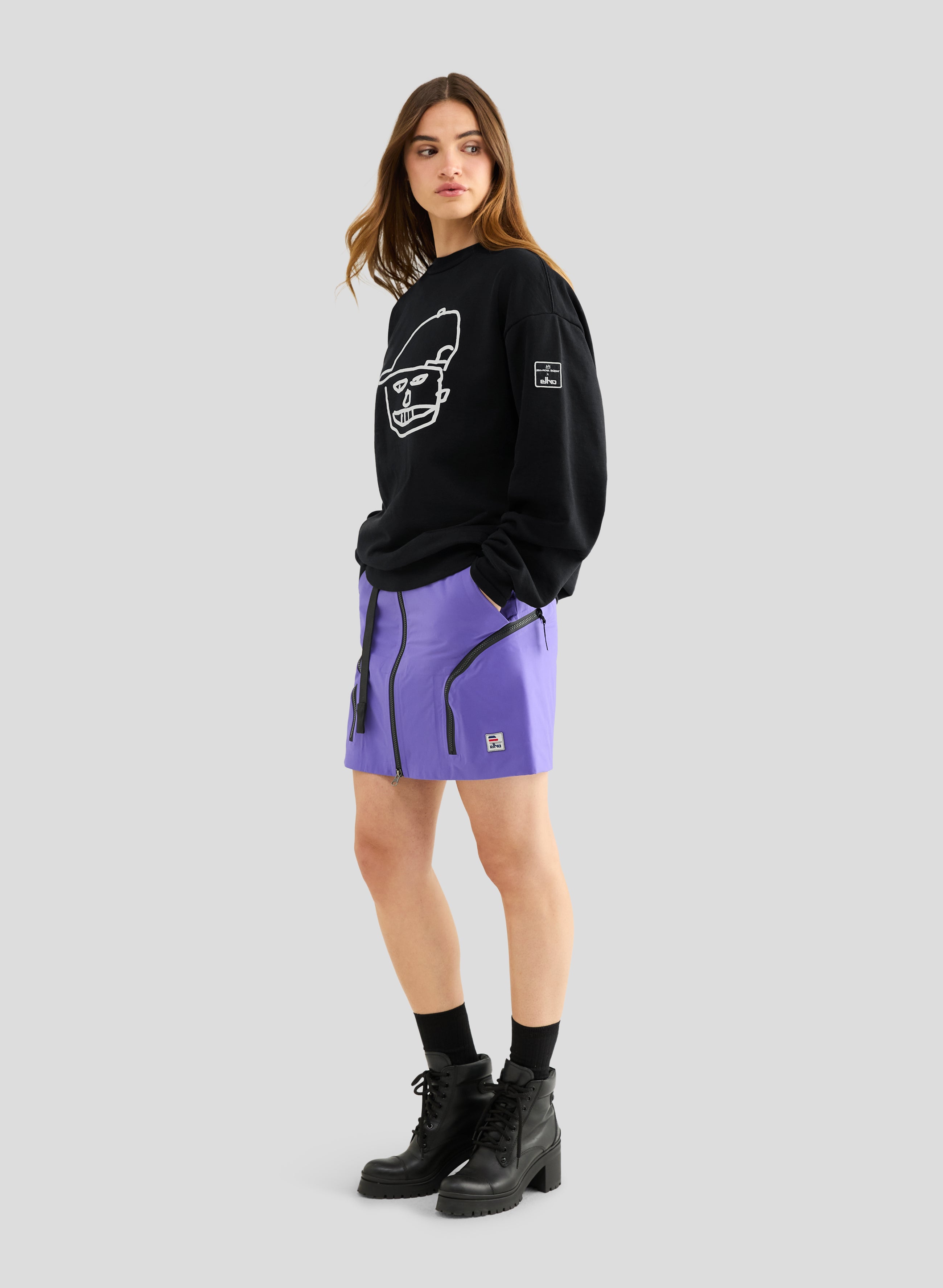 Drift Jean-Michel Basquiat - Crewneck - Black - Damen