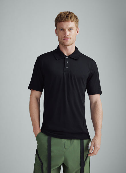Neptun - Active Polo Shirt - Black
