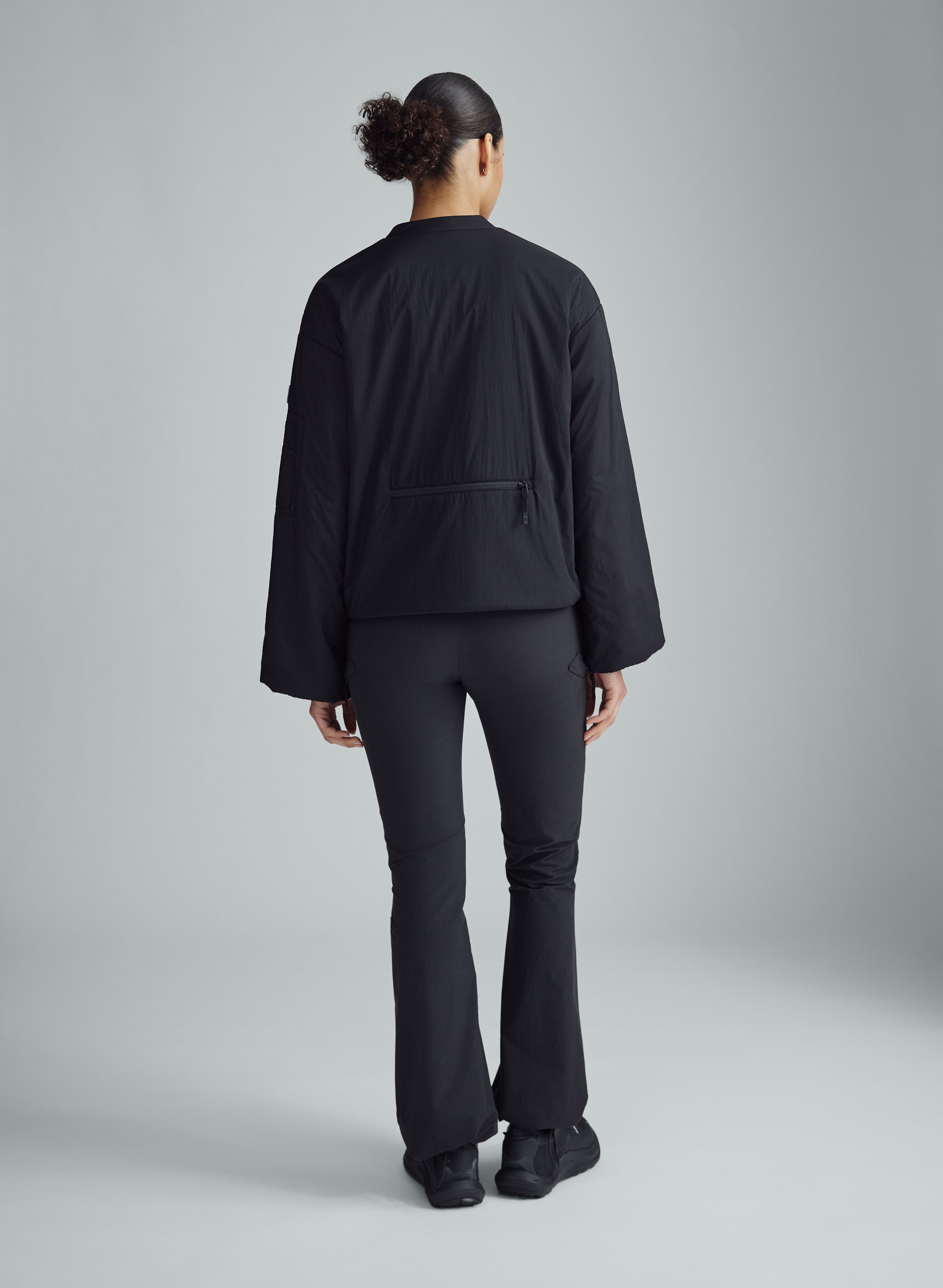 Nomad - Ultra Light Performance Insulated Bomber Jacket - Black