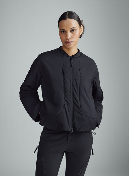 Nomad - Ultra Light Performance Insulated Bomber Jacket - Black