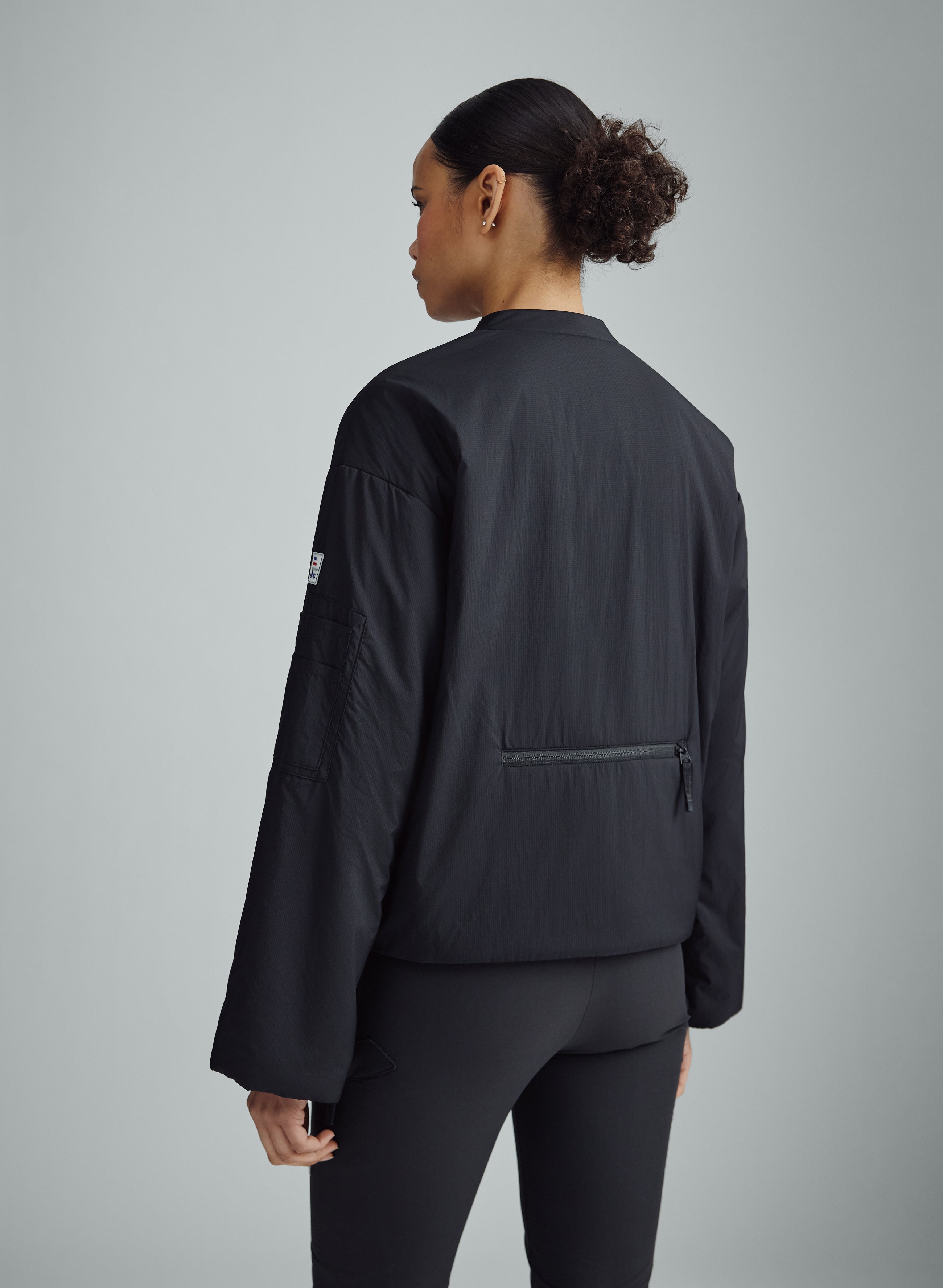 Nomad - Ultra Light Performance Insulated Bomber Jacket - Black