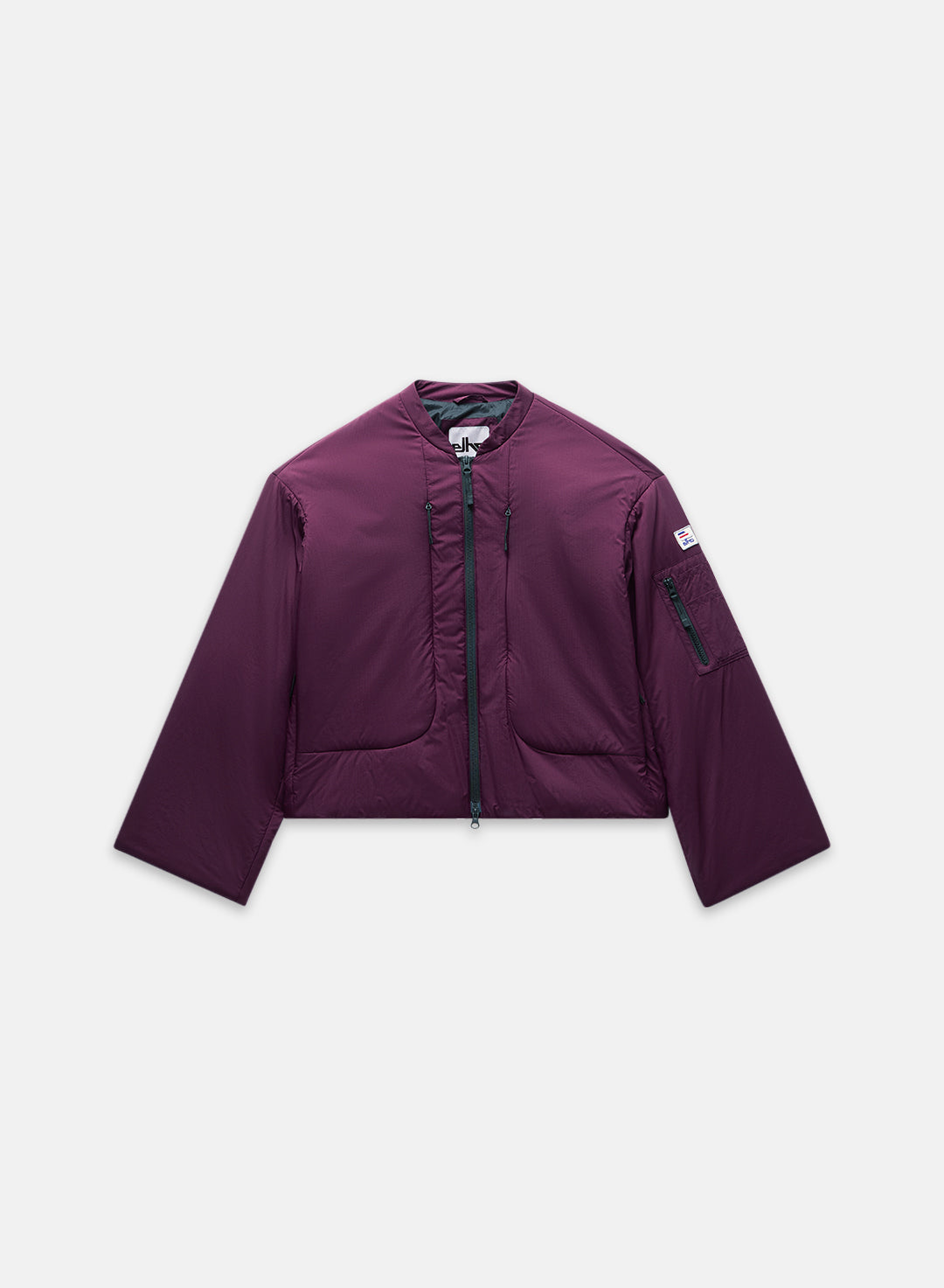 Nomad - Ultra Light Performance Insulated Bomber Jacket - Cherry Laquer