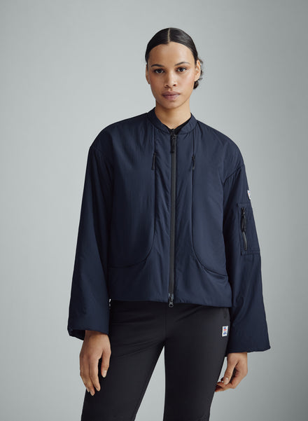 Nomad - Ultra Light Performance Insulated Bomber Jacket - Midnightblue