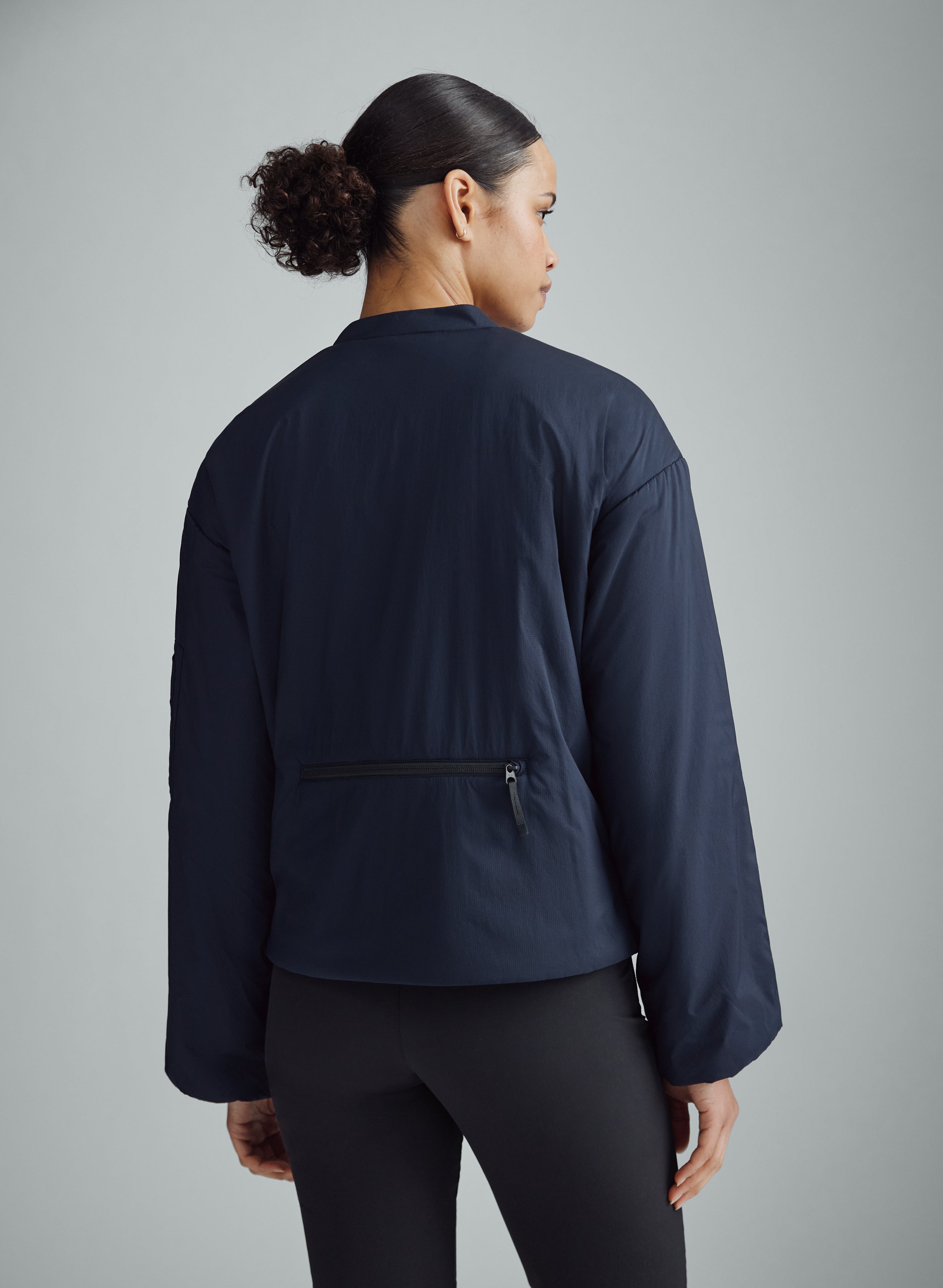 Nomad - Ultra Light Performance Insulated Bomber Jacket - Midnightblue