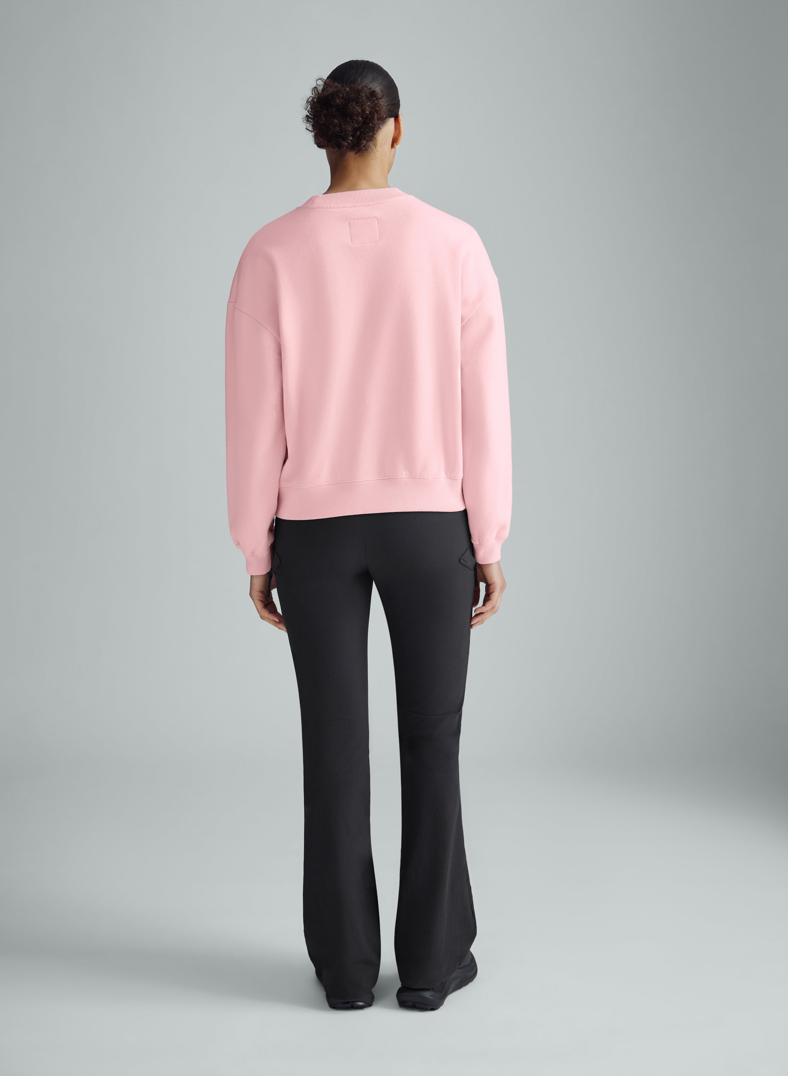Catlow - Cropped Crewneck - Dust Pink