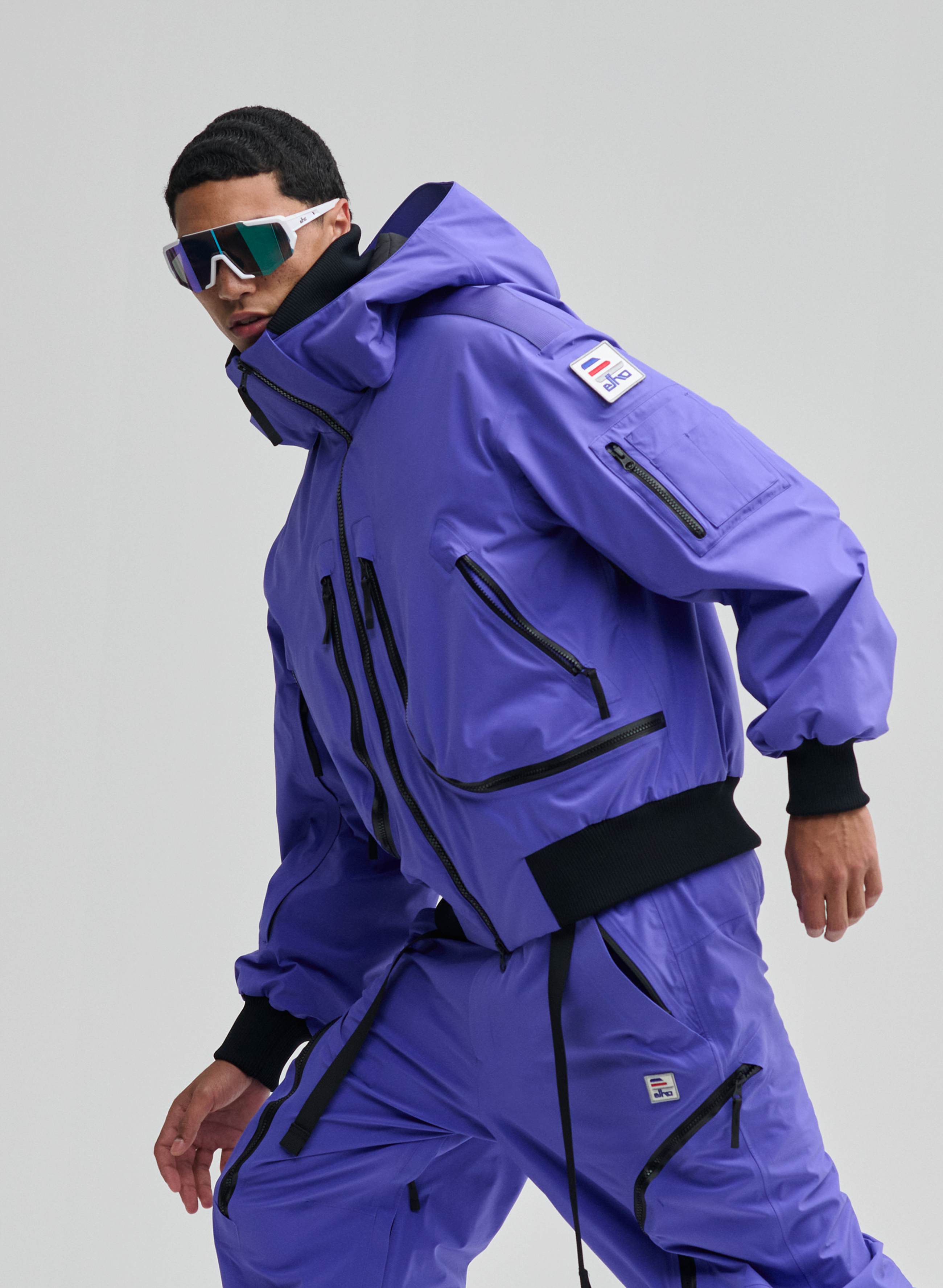 Phantom - Neon Purple - 3 Layer Padded Perfomance Bomber Jacket