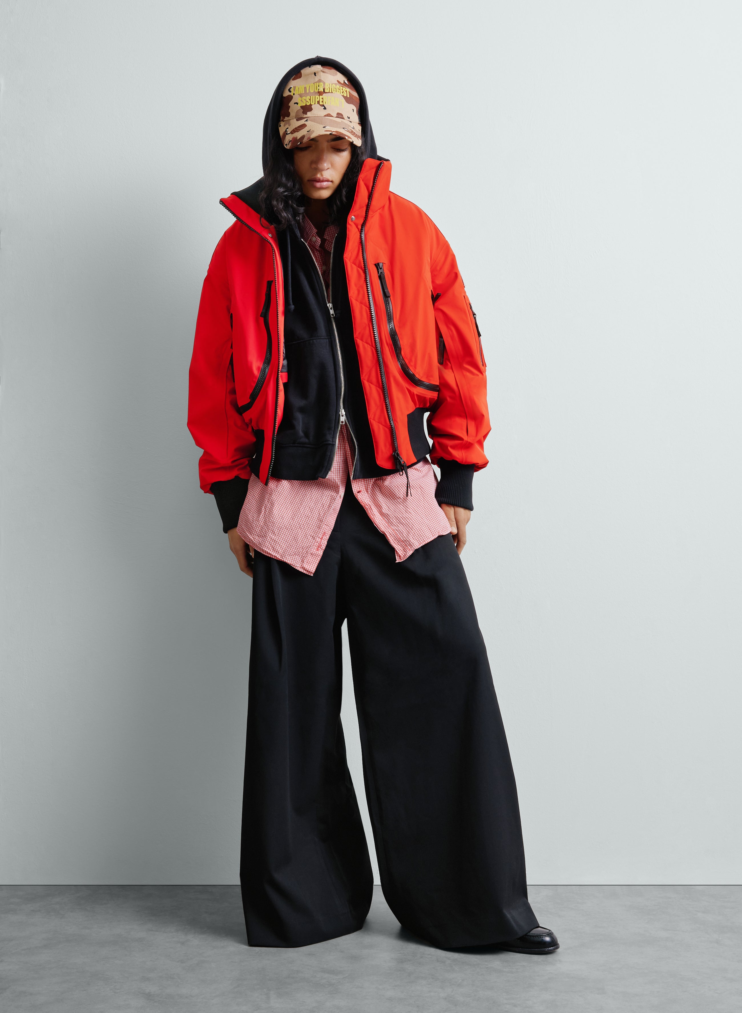 Nova - Red - 3 Layer Padded Performance Bomber Jacket