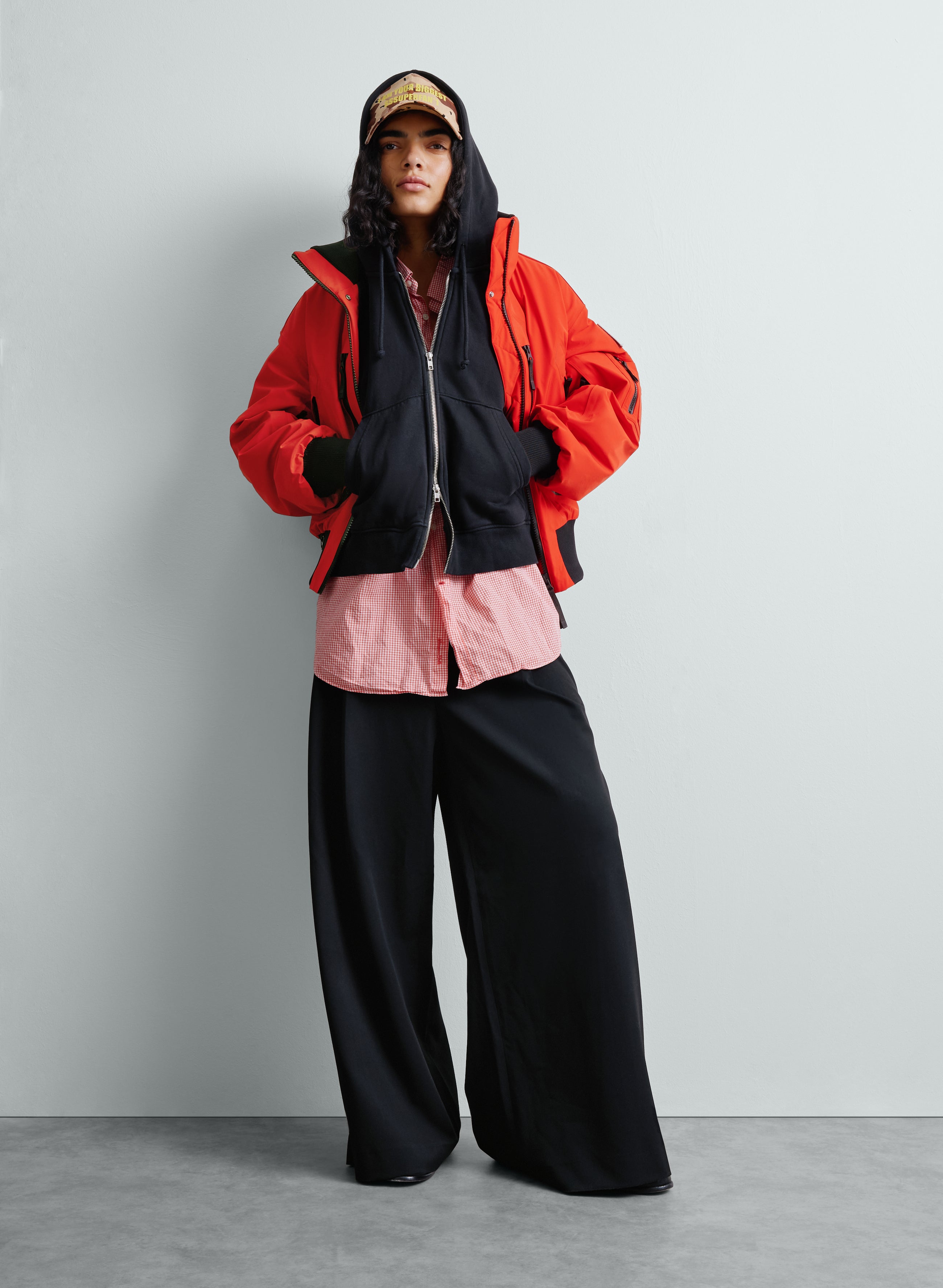 Nova - Red - 3 Layer Padded Performance Bomber Jacket