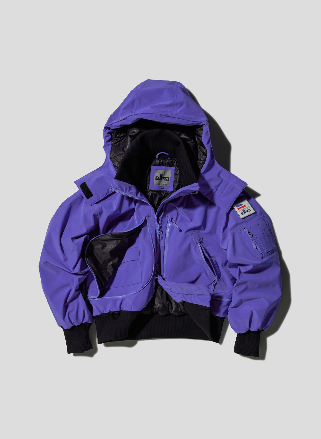 Nova - Neon Purple - 3 Layer Padded Performance Bomber Jacket