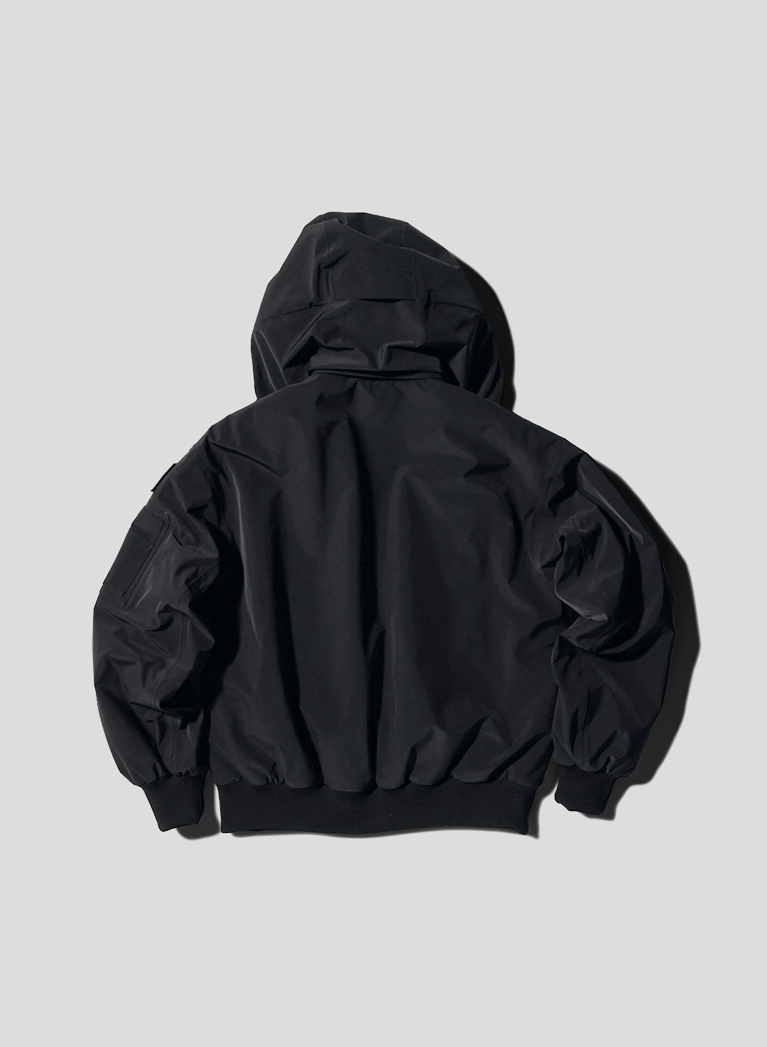 Phantom - Black - 3 Layer Padded Perfomance Bomber Jacket
