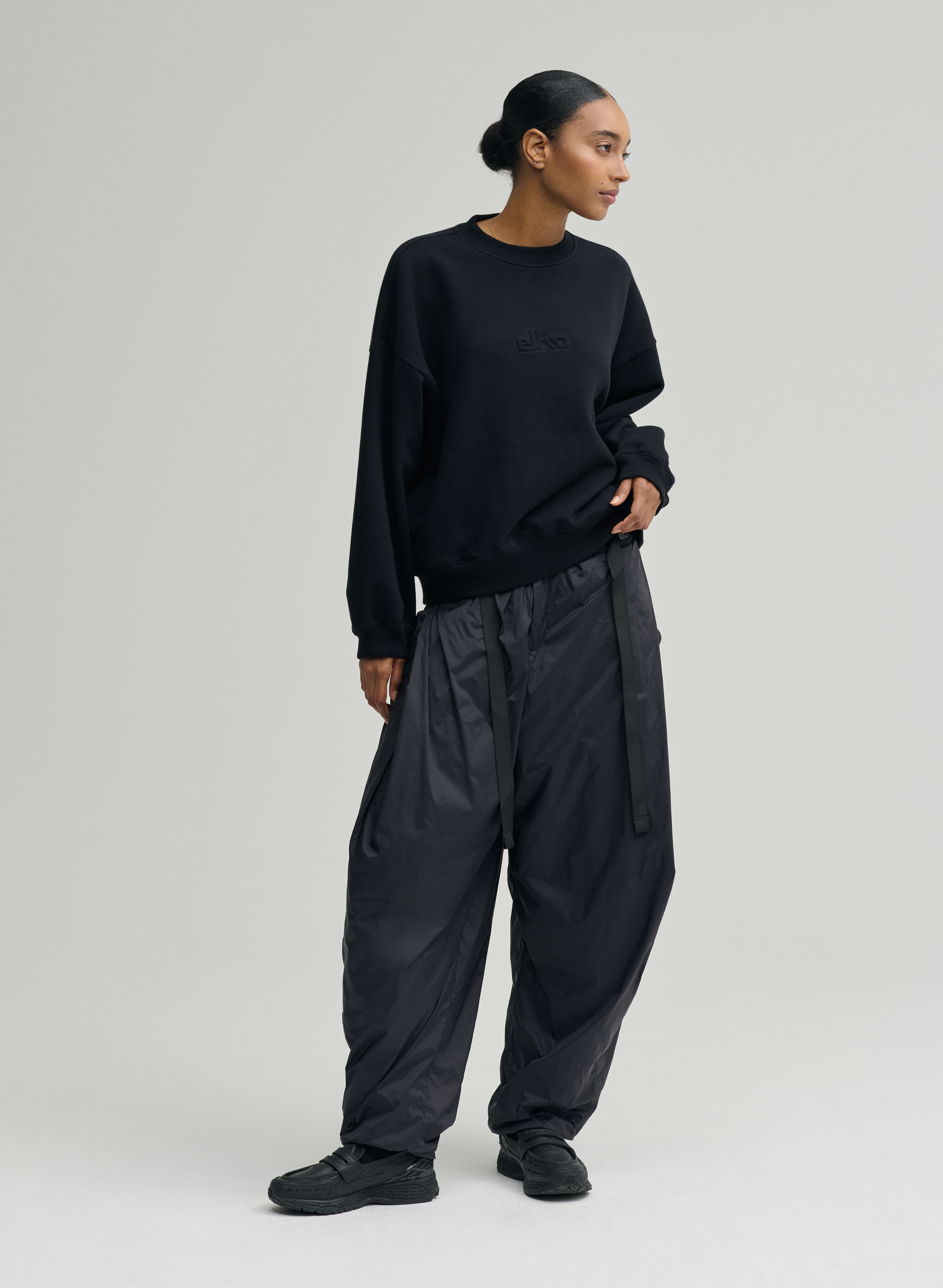 Catlow - Crewneck - Black - Damen