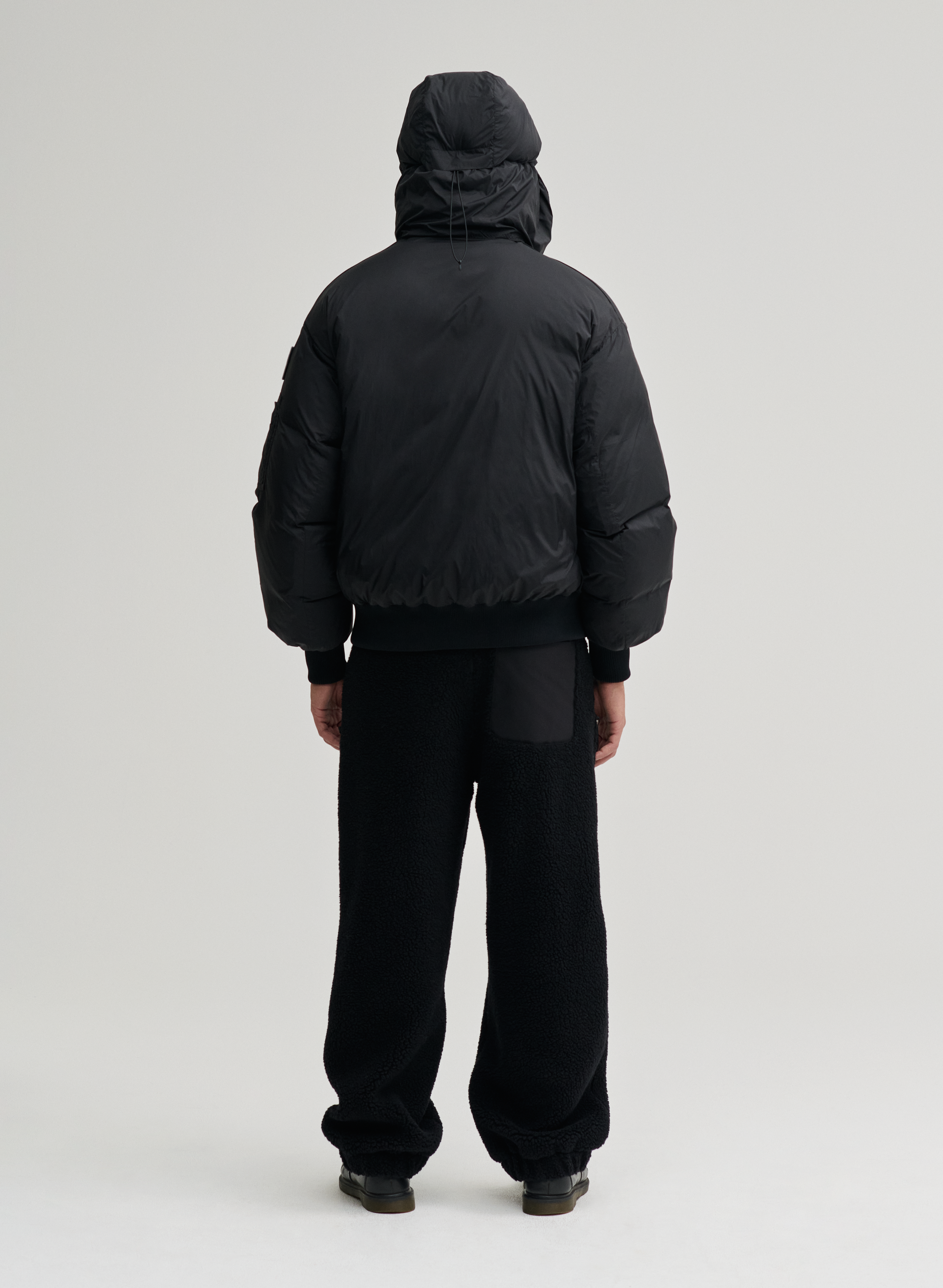 Astro - Ripstop Down Bomber Jacket - Black - Herren
