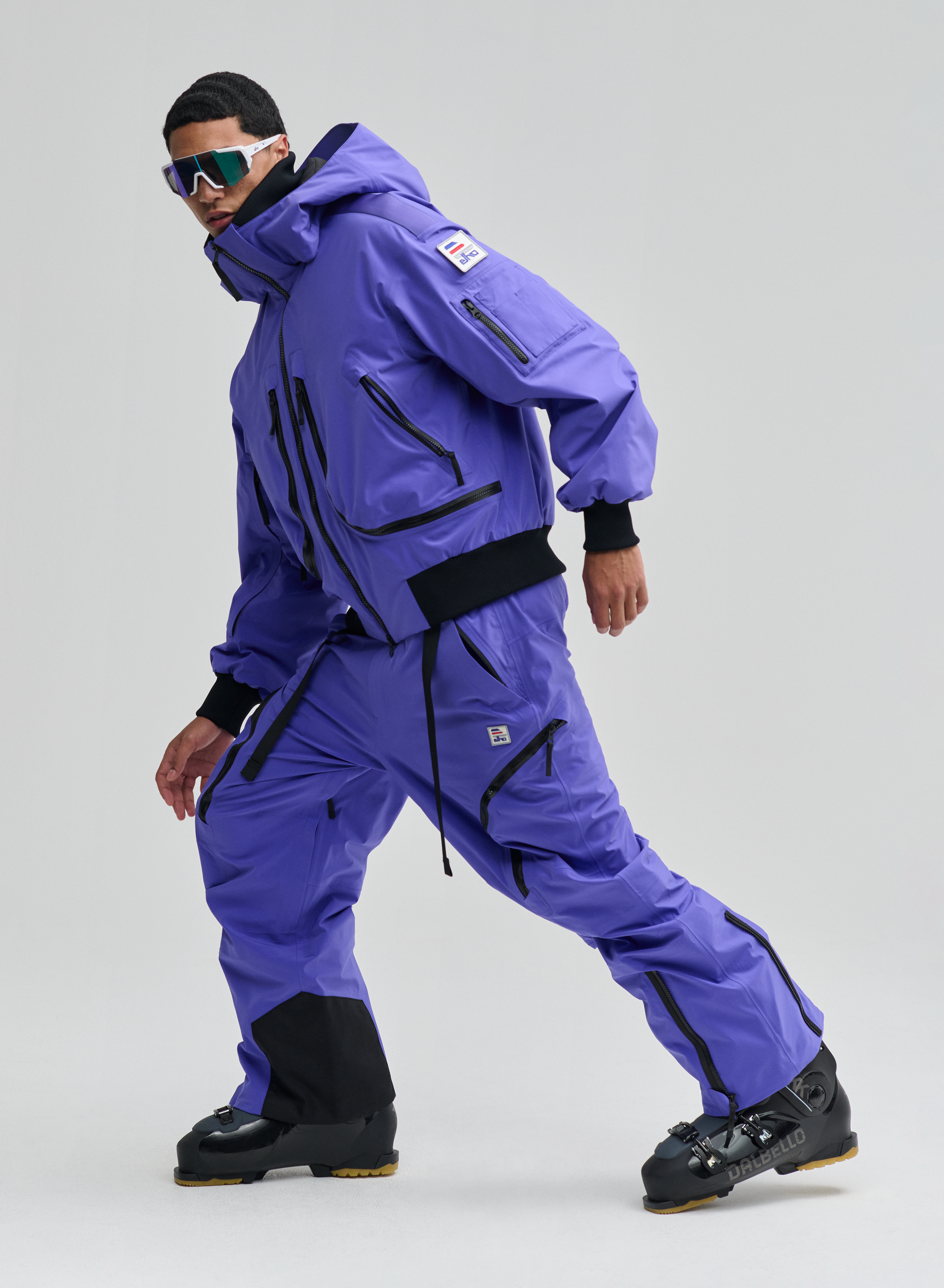 Phantom - 3 Layer Padded Perfomance Bomber Jacket - Neon Purple