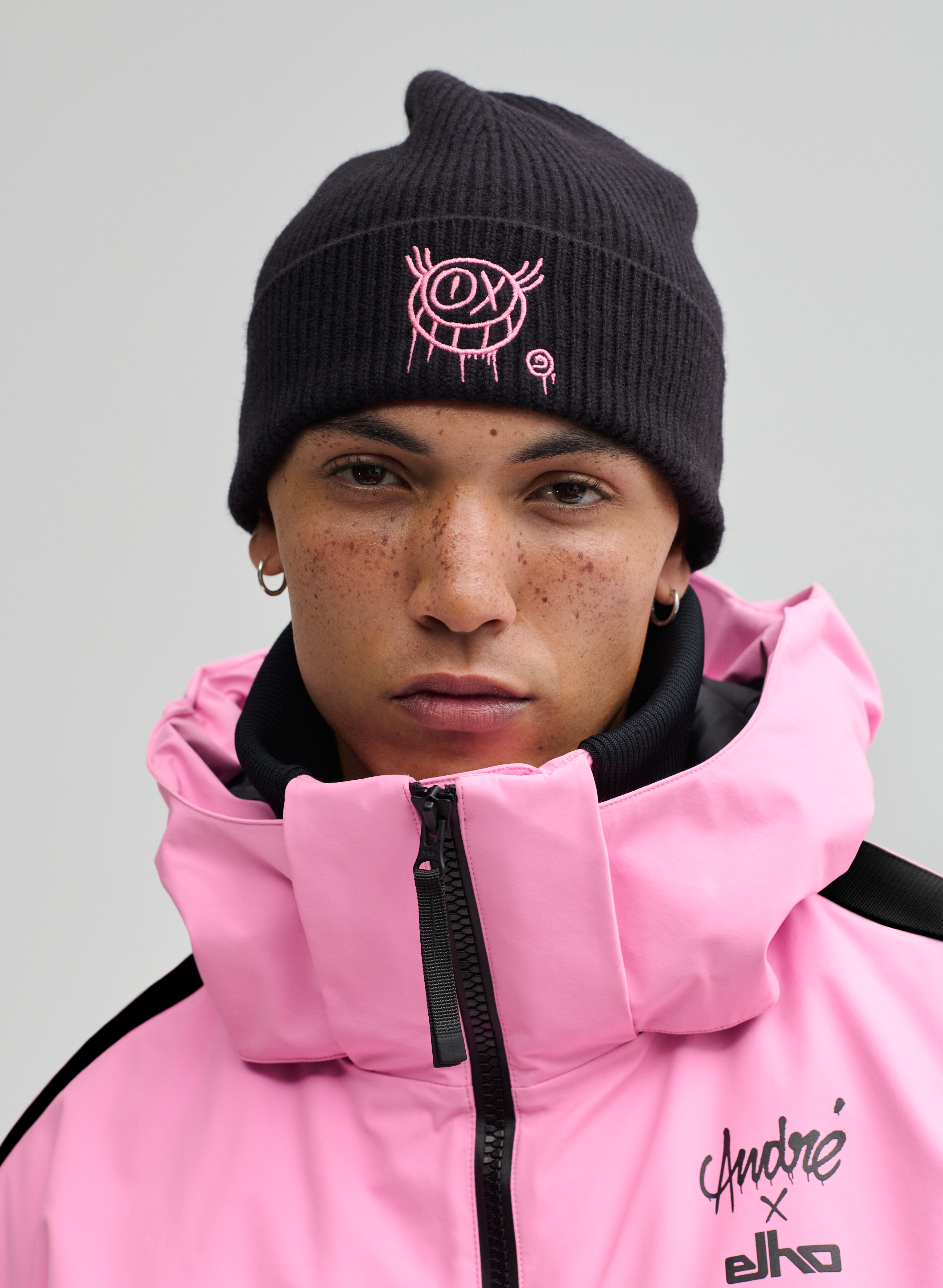 Zabriskie André x Elho Beanie - Mr. André Black