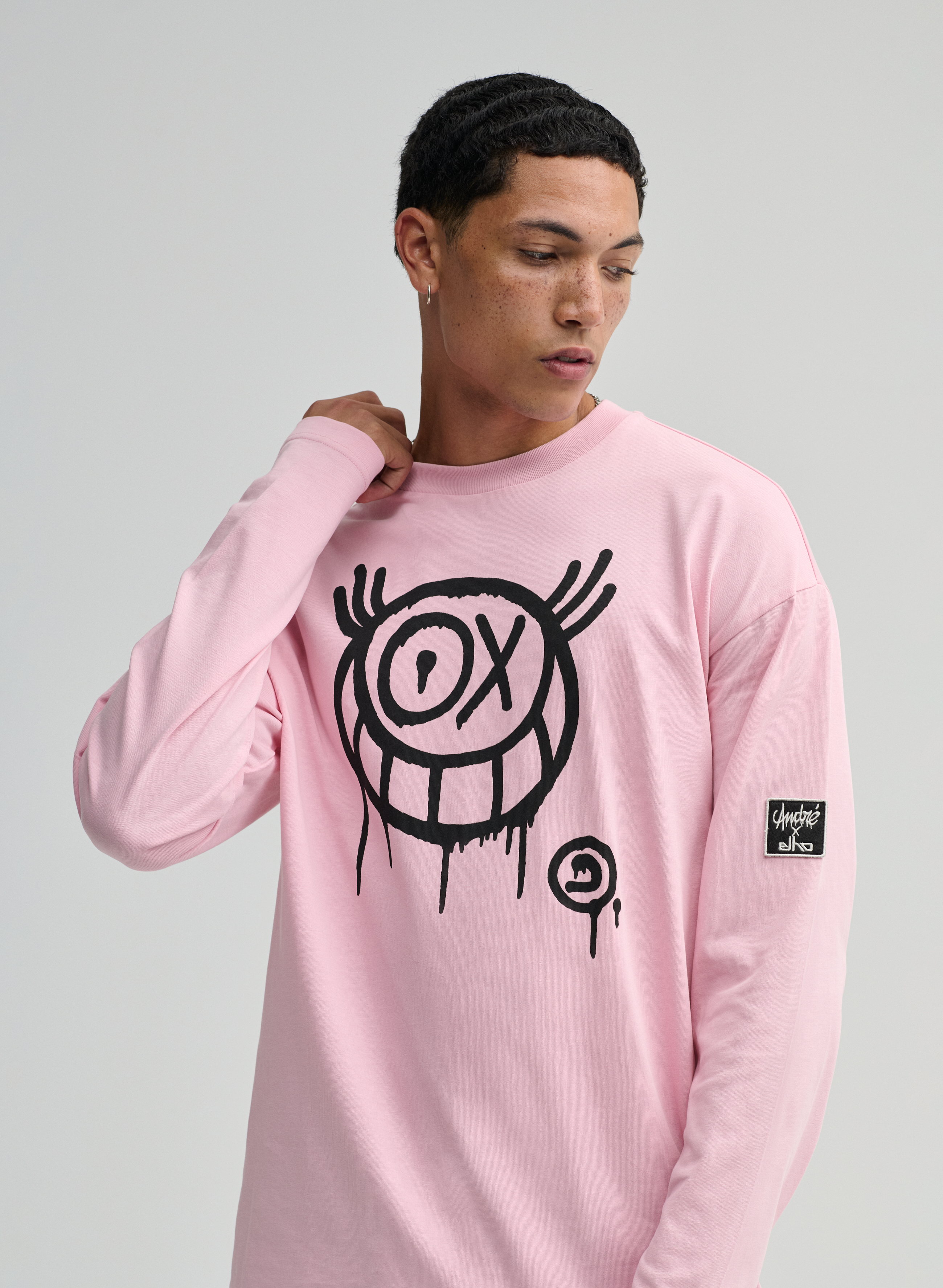 Speed André x Elho - Longsleeve - Mr. André Dust Pink