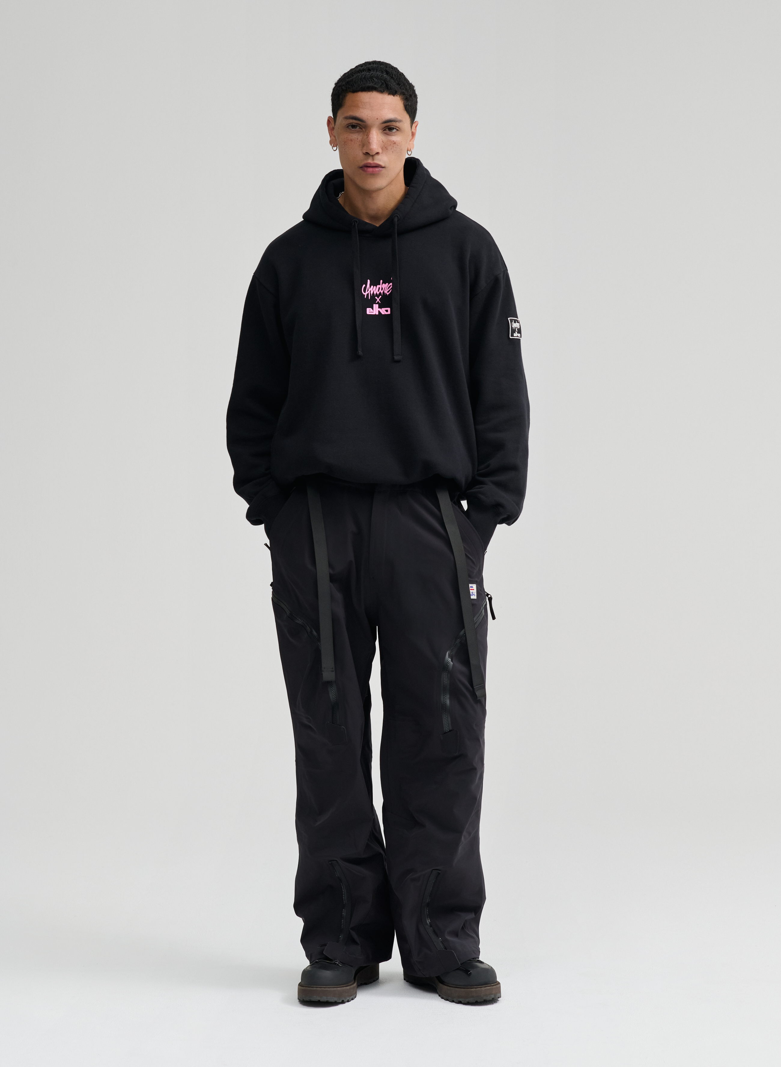 Mars André x Elho - Hoodie - Mr. André Black - Herren