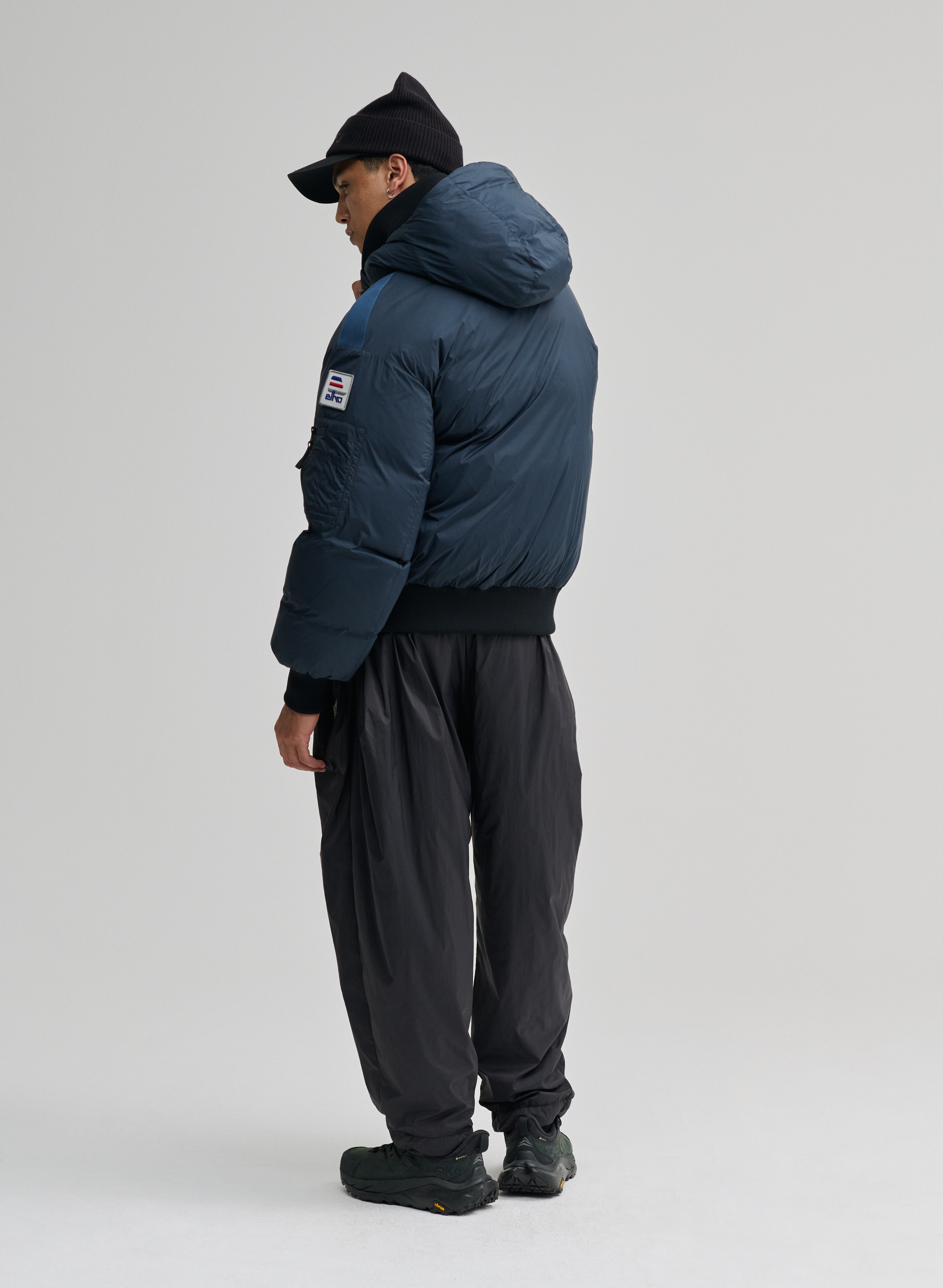 Astro - Ripstop Down Bomber Jacket - Navy - Herren
