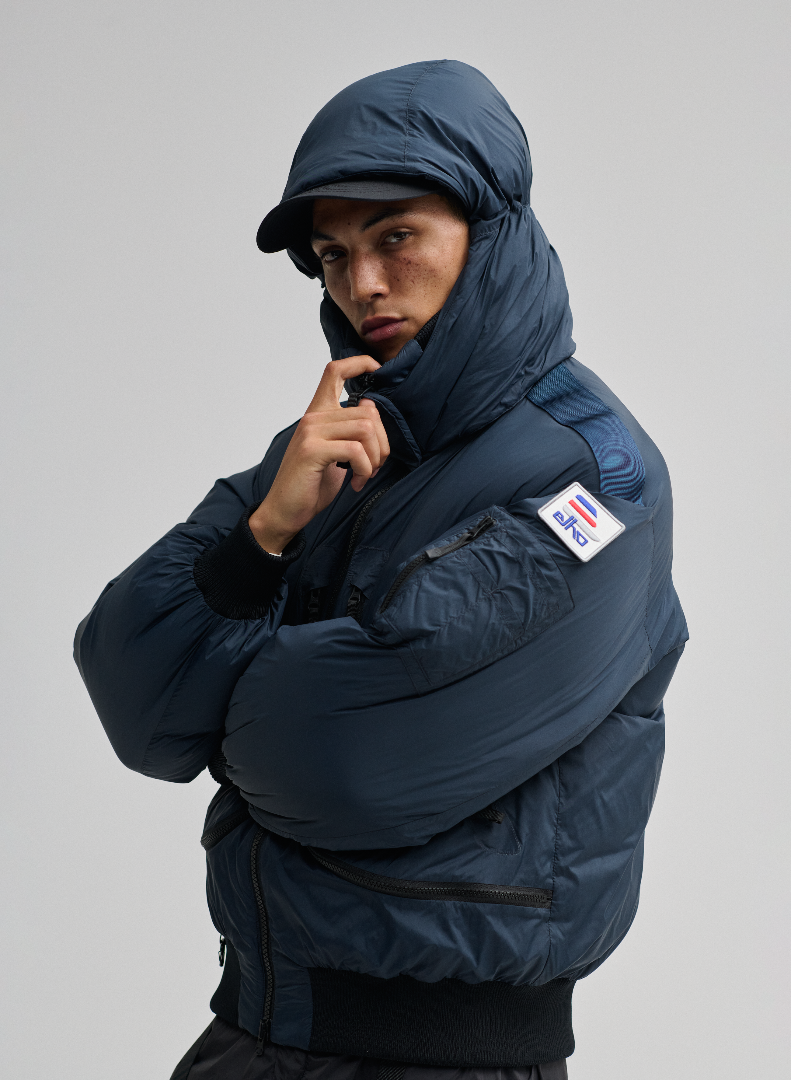 Astro - Ripstop Down Bomber Jacket - Navy - Herren