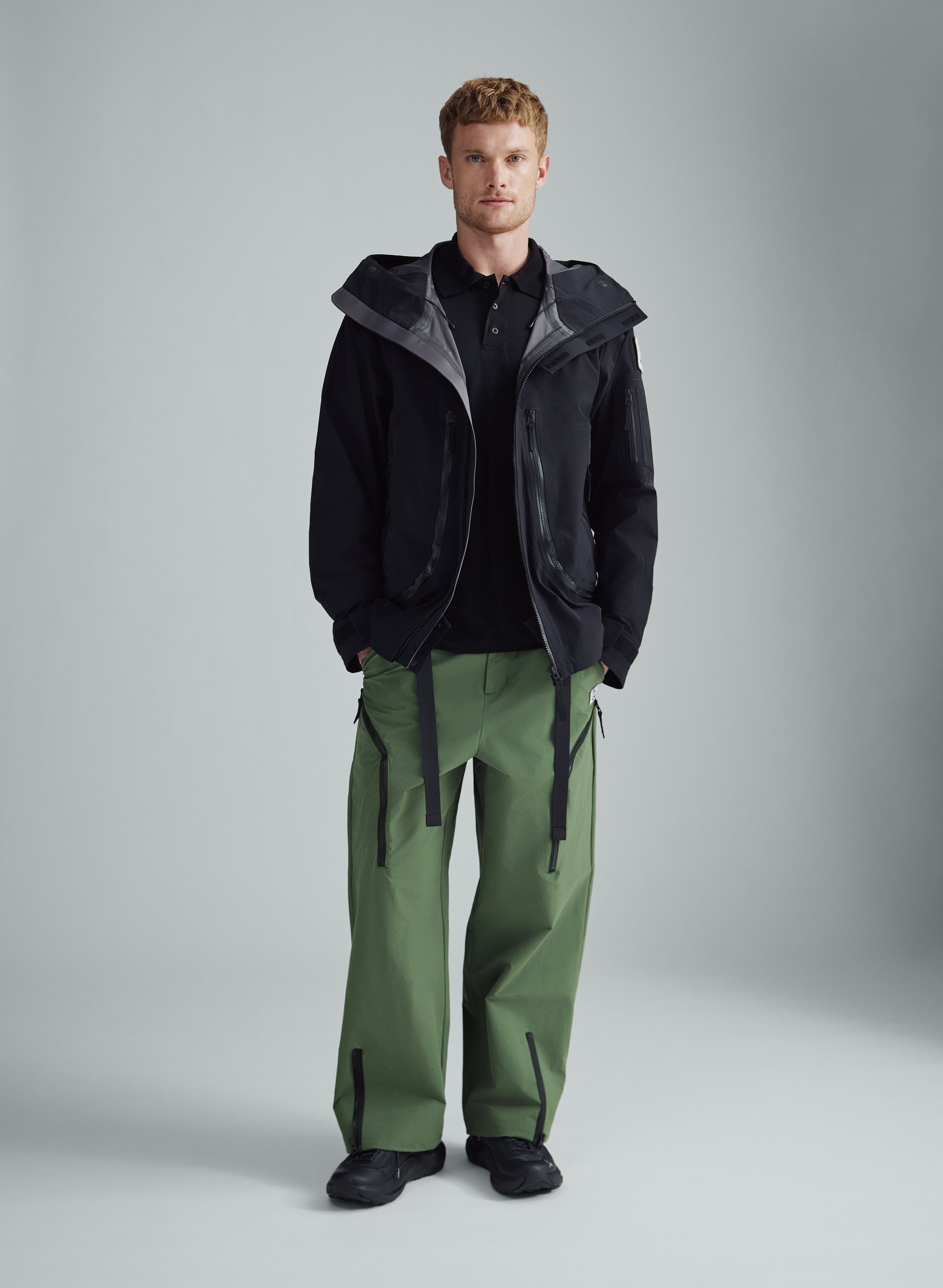 Neptun - Active Polo Shirt - Black