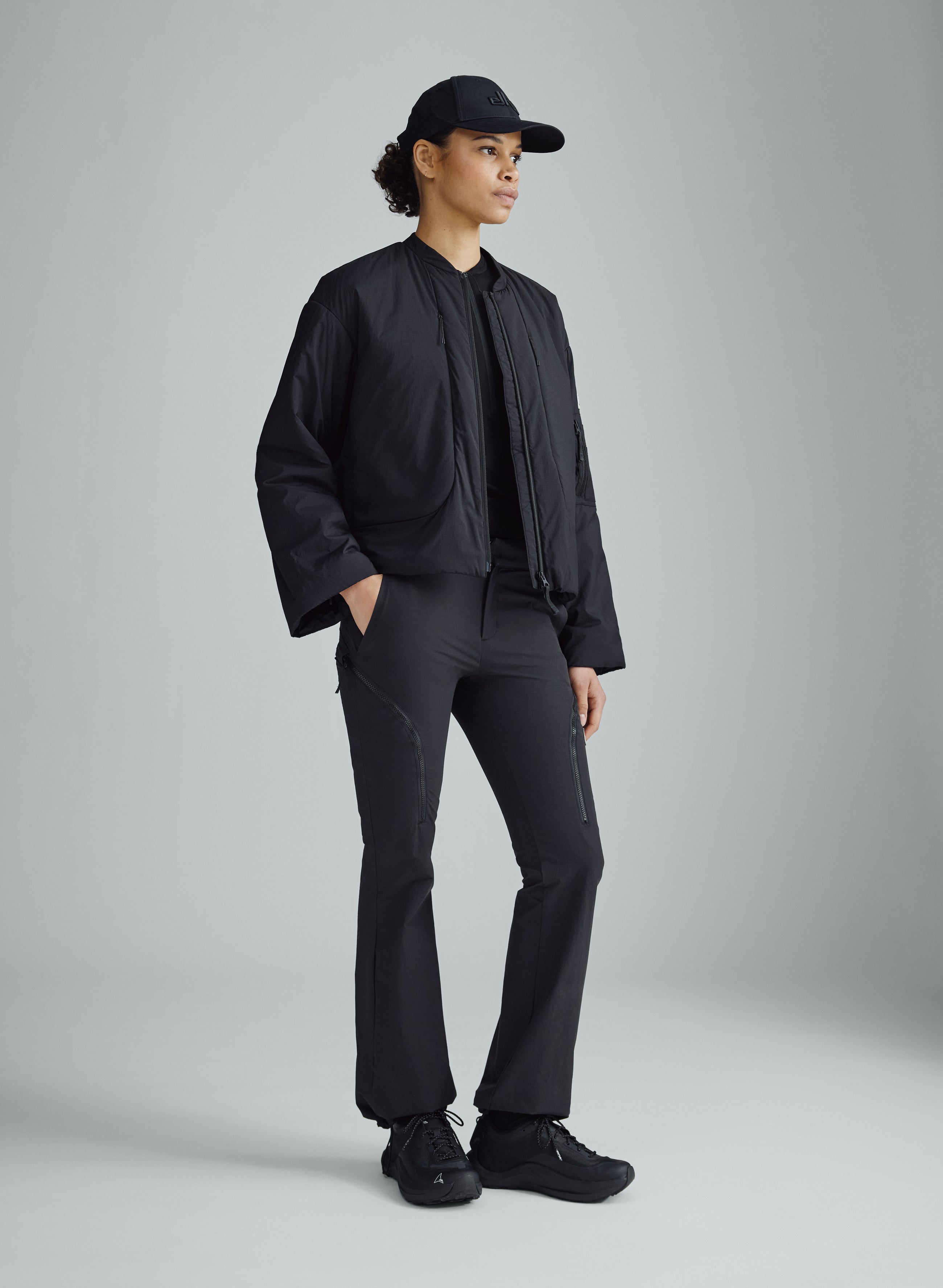 Nomad - Ultra Light Performance Insulated Bomber Jacket - Black