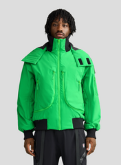 Phantom - Neon Green - 3 Layer Padded Performance Bomber Jacket