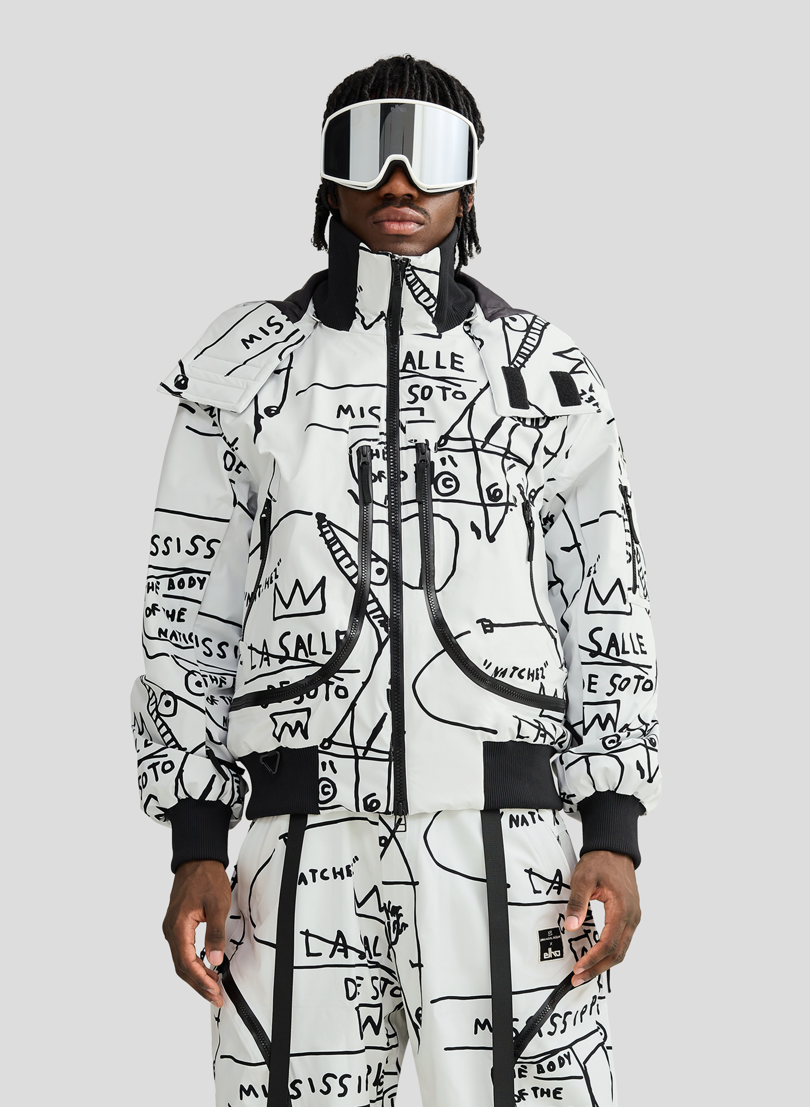 Phantom Jean-Michel Basquiat - 3 Layer Padded Performance Bomber Jacket