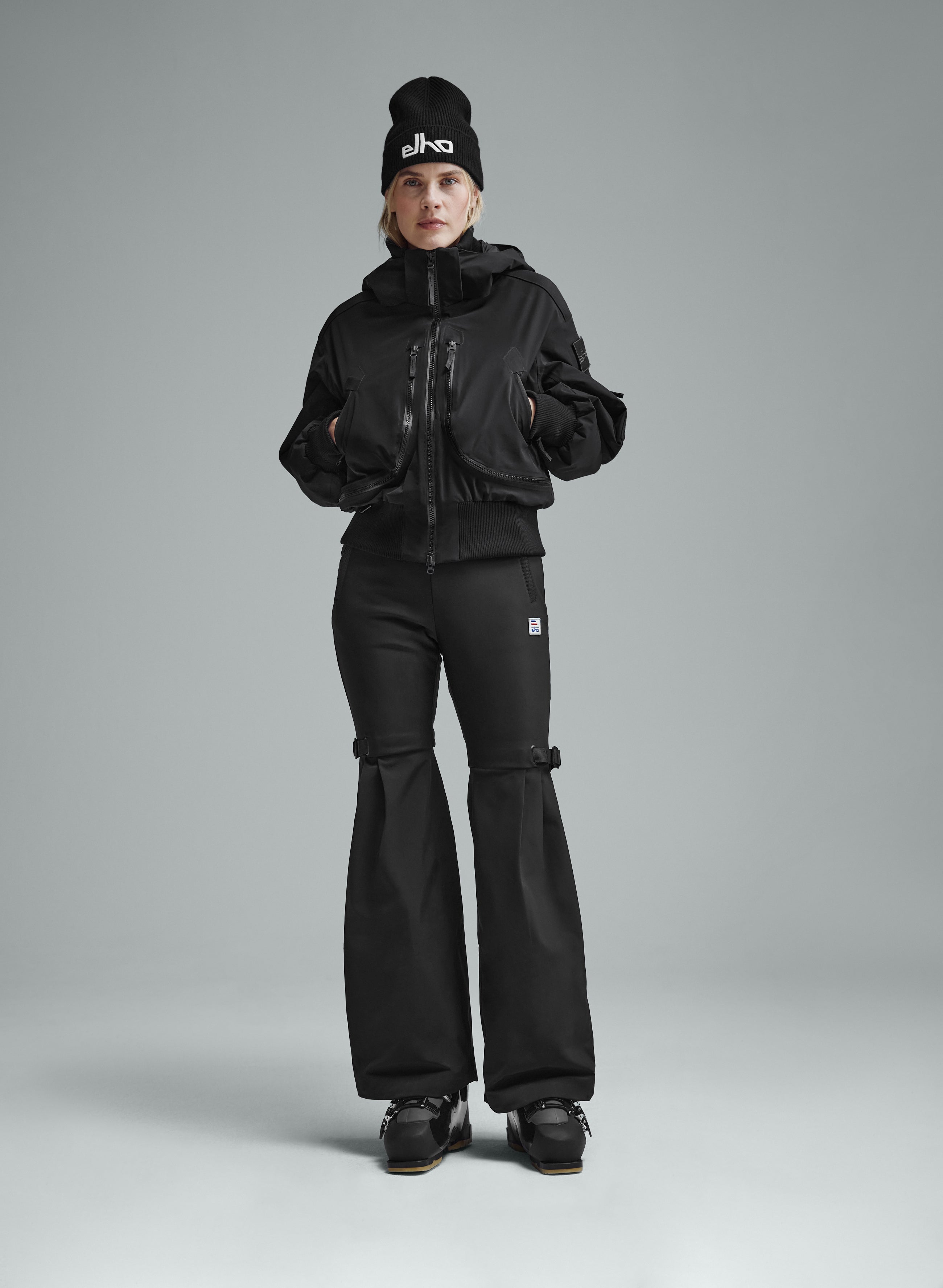 Nova - Black - 3 Layer Padded Performance Bomber Jacket