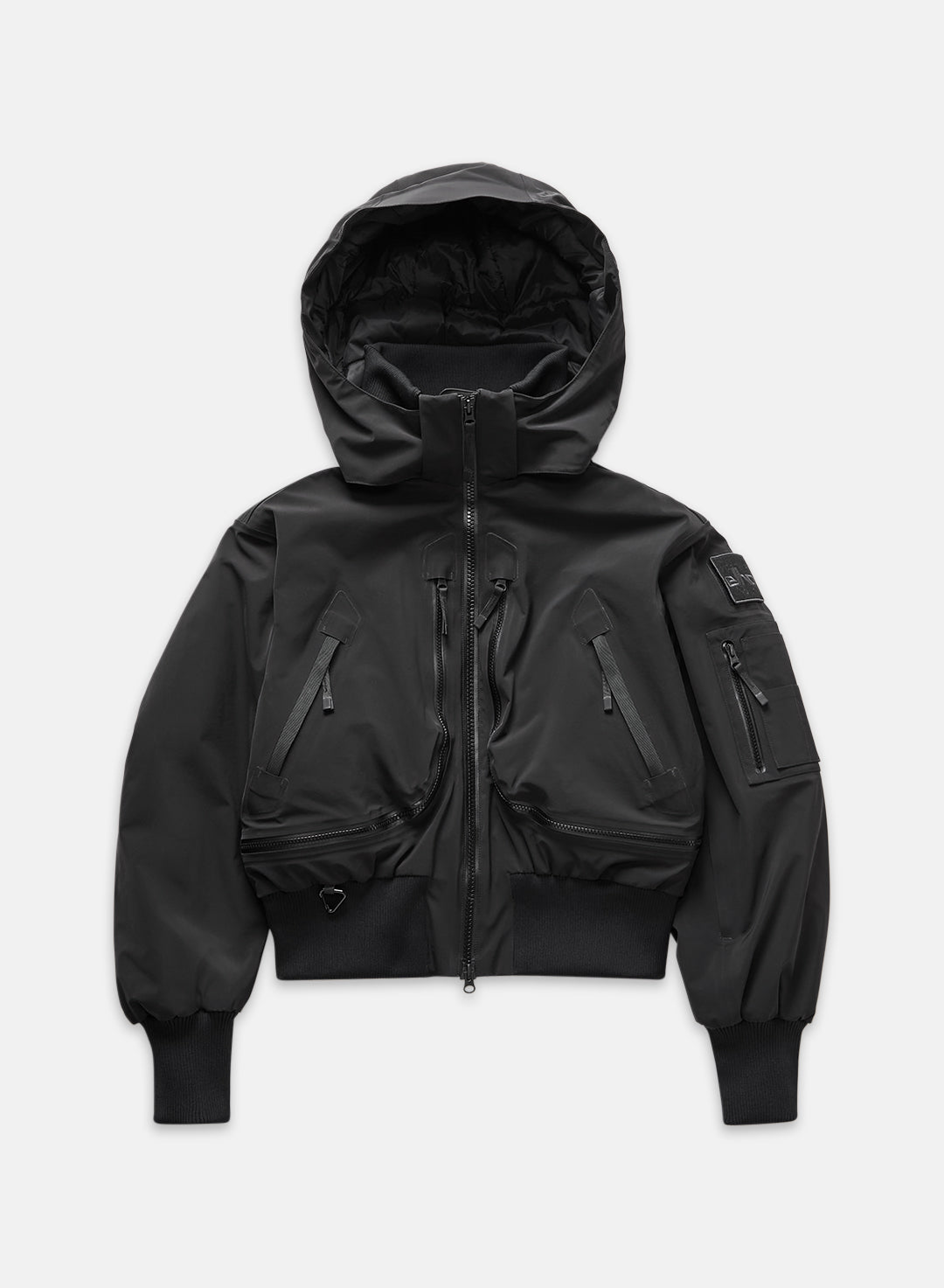 Nova - Black - 3 Layer Padded Performance Bomber Jacket