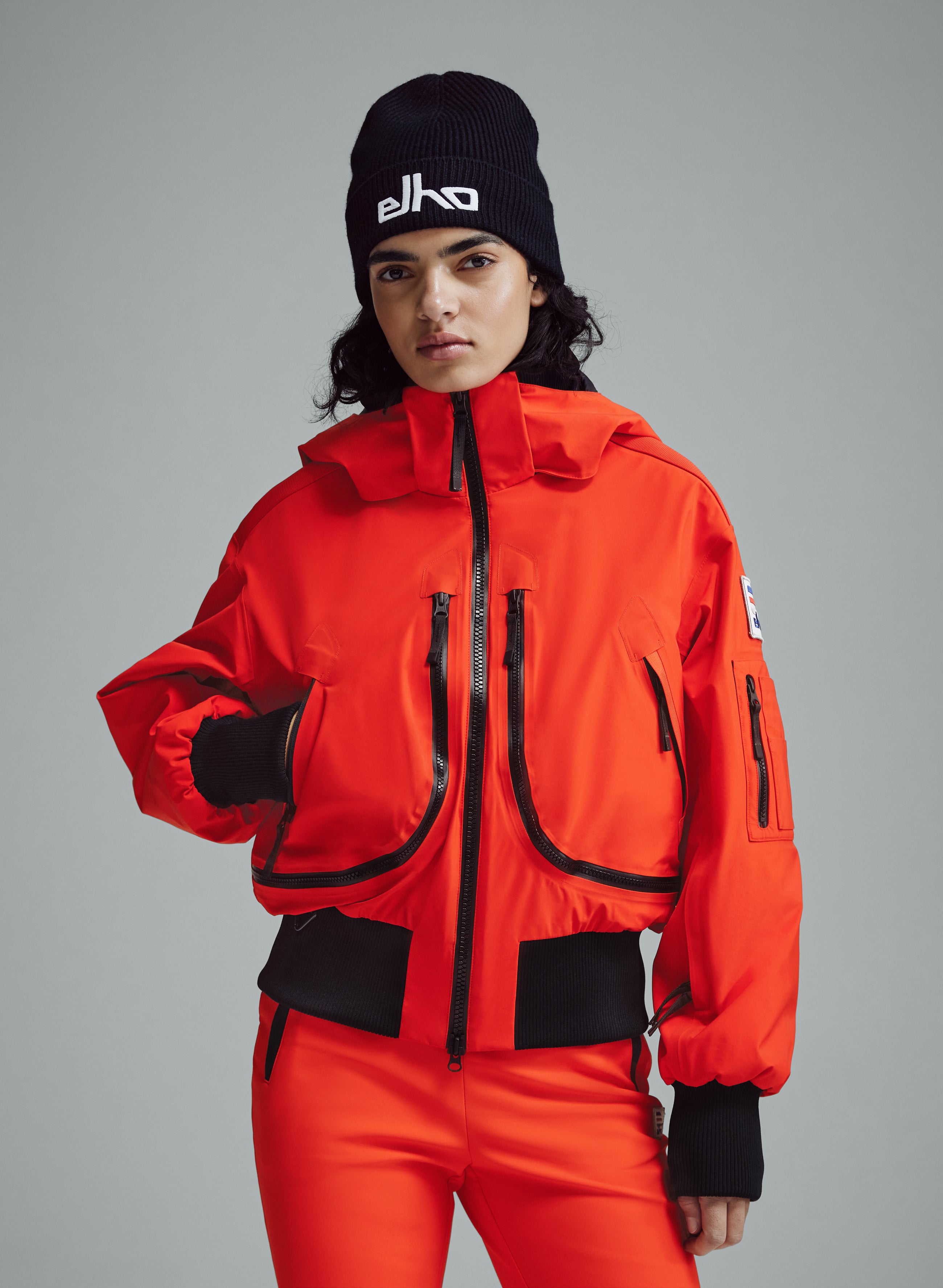 Nova - Red - 3 Layer Padded Performance Bomber Jacket