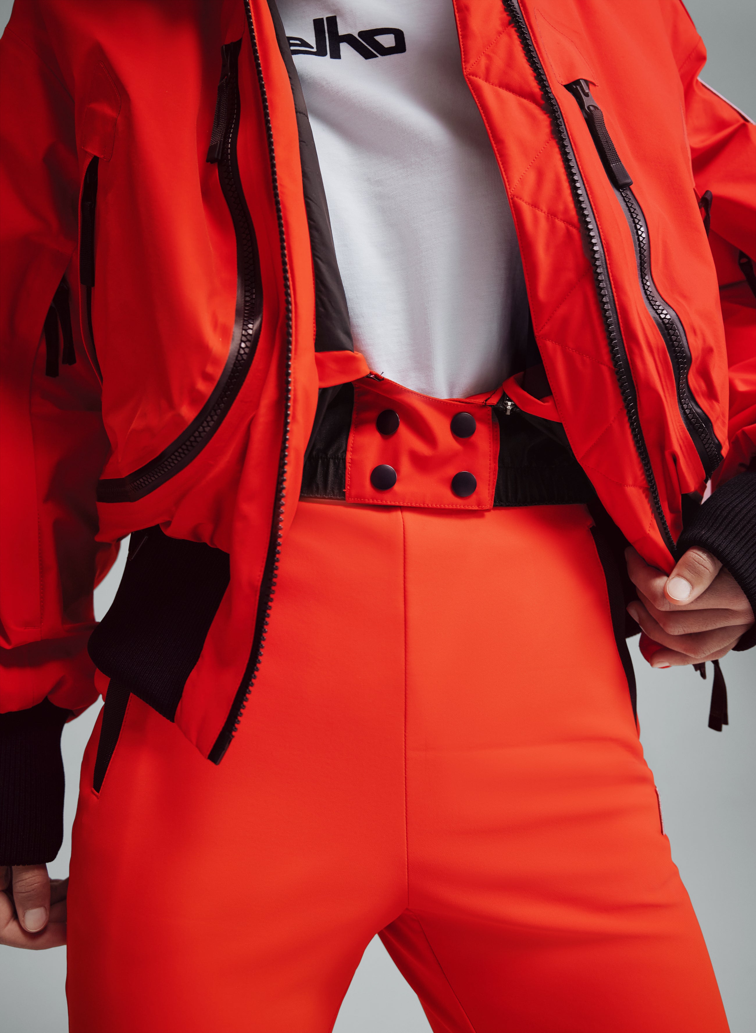 Nova - Red - 3 Layer Padded Performance Bomber Jacket