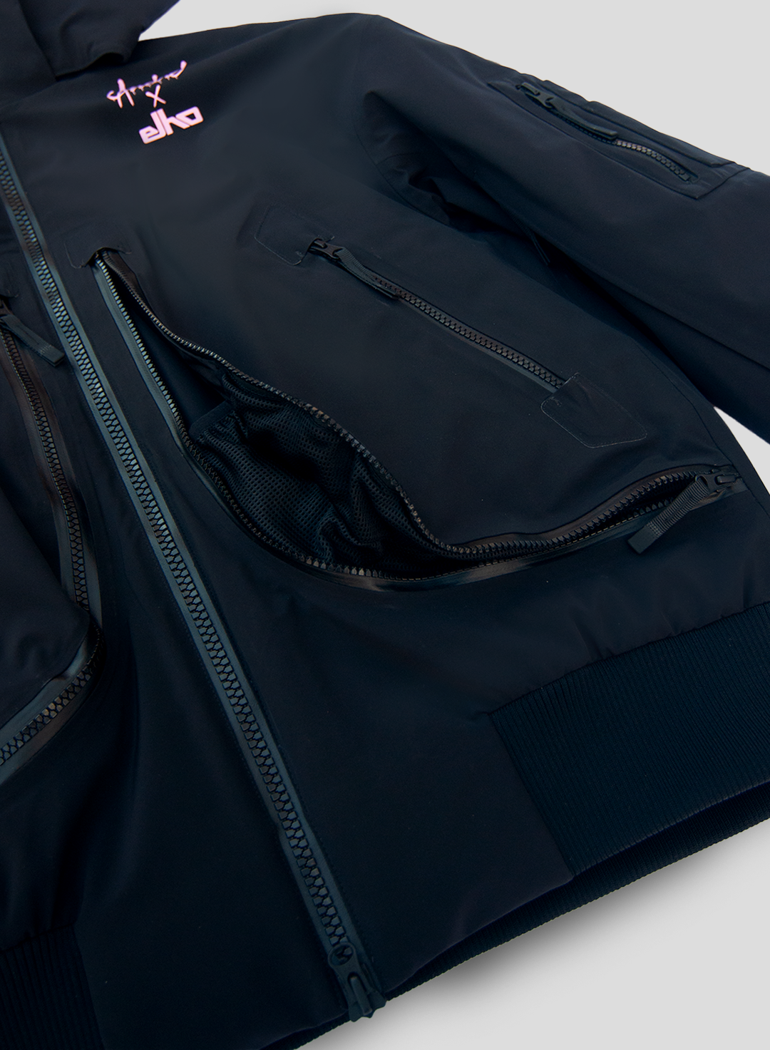 Phantom André x Elho - 3 Layer Padded Performance Bomber Jacket - Mr. André Black - Herren