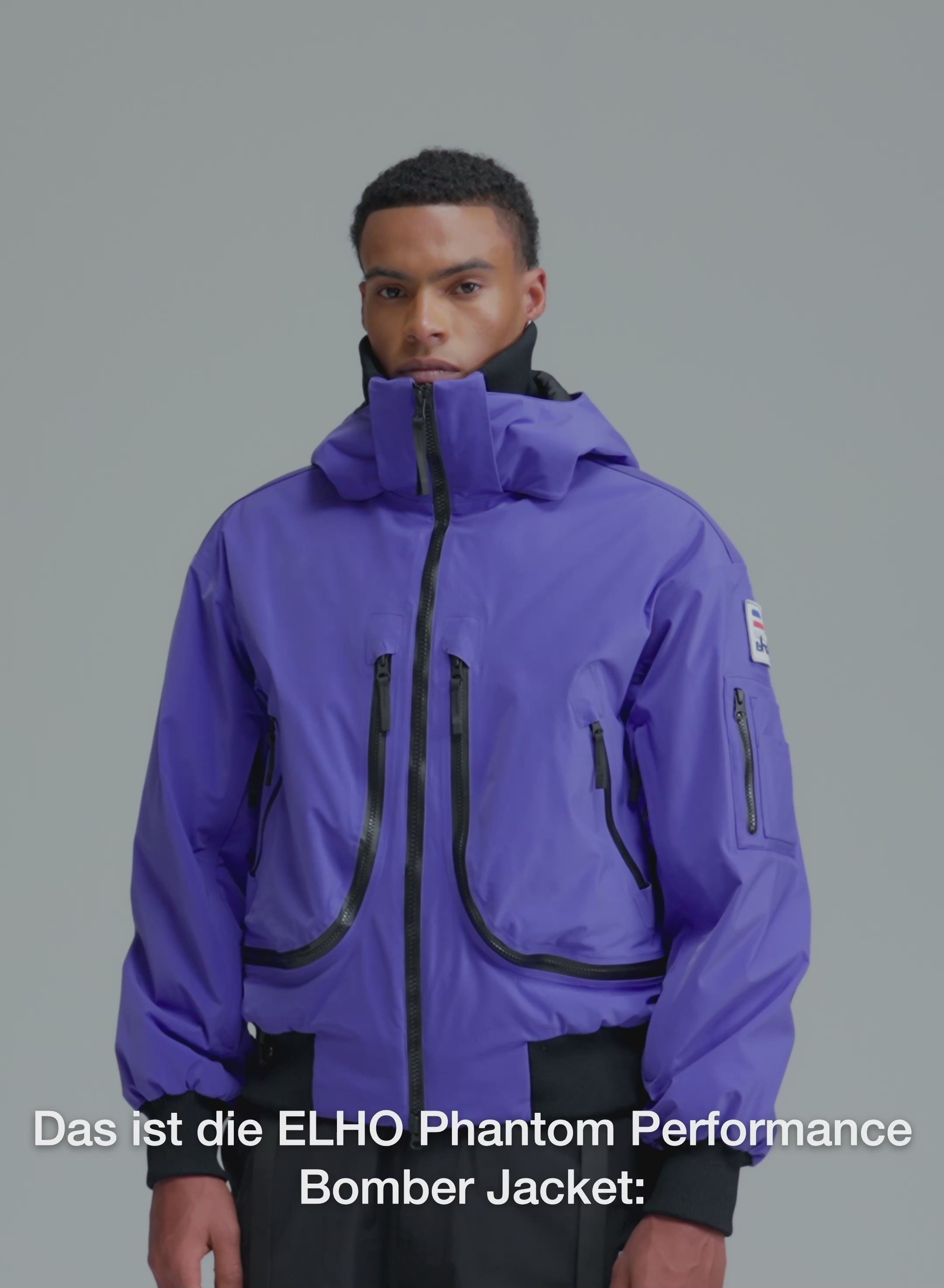 Nova Bomber Jacket Neon Coral by ELHO – Peak Performance & Design